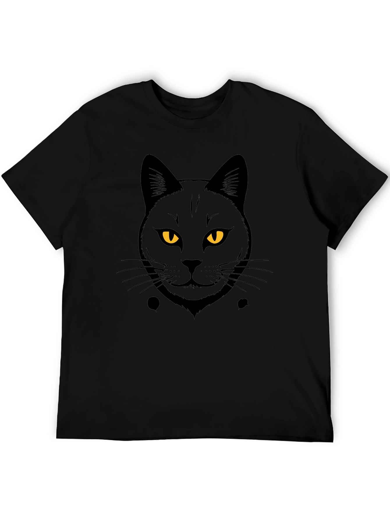 Black Cat Graphic T-Shirt - Cool Cat Tee
