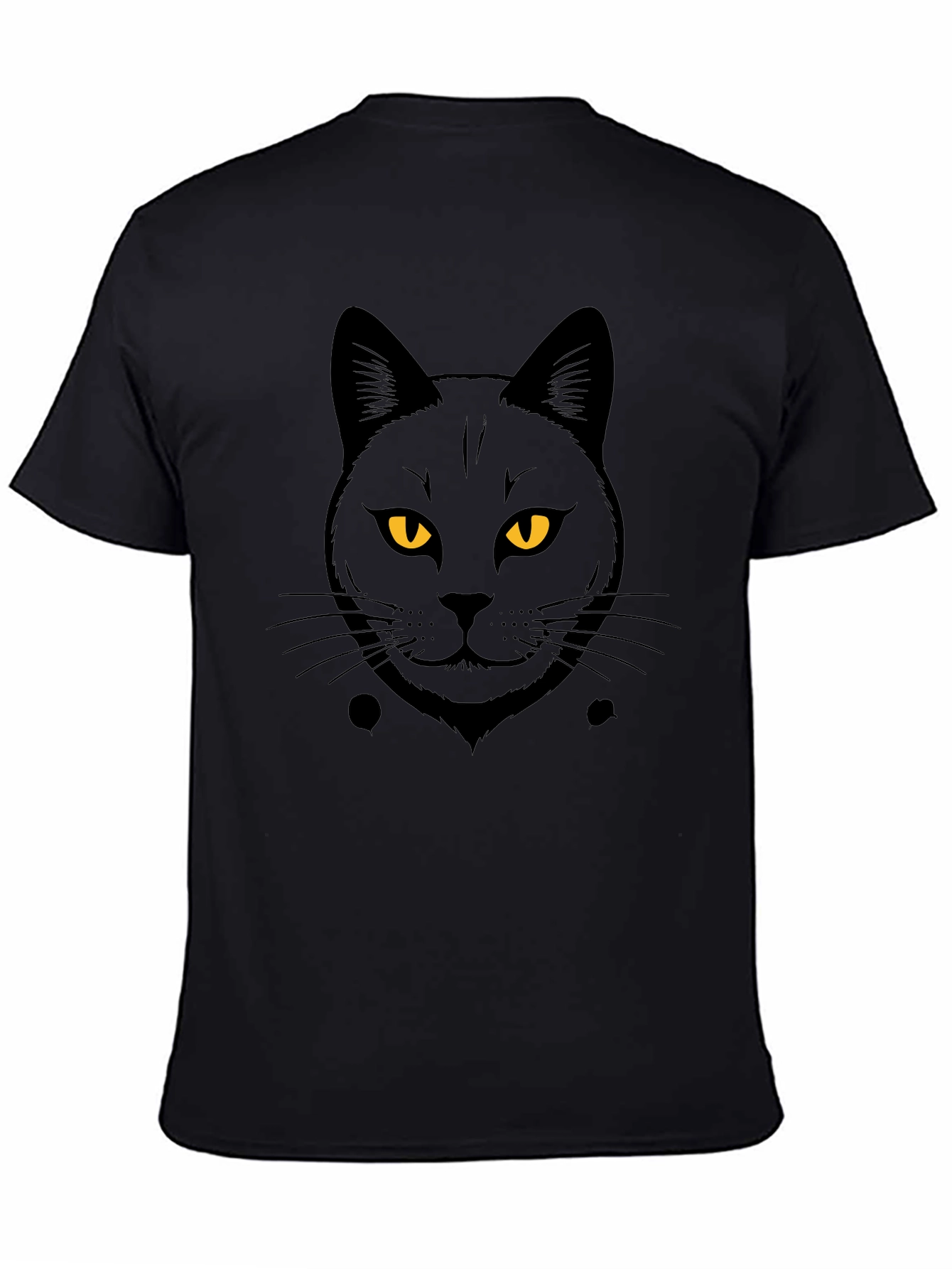 Black Cat Graphic T-Shirt - Cool Cat Tee