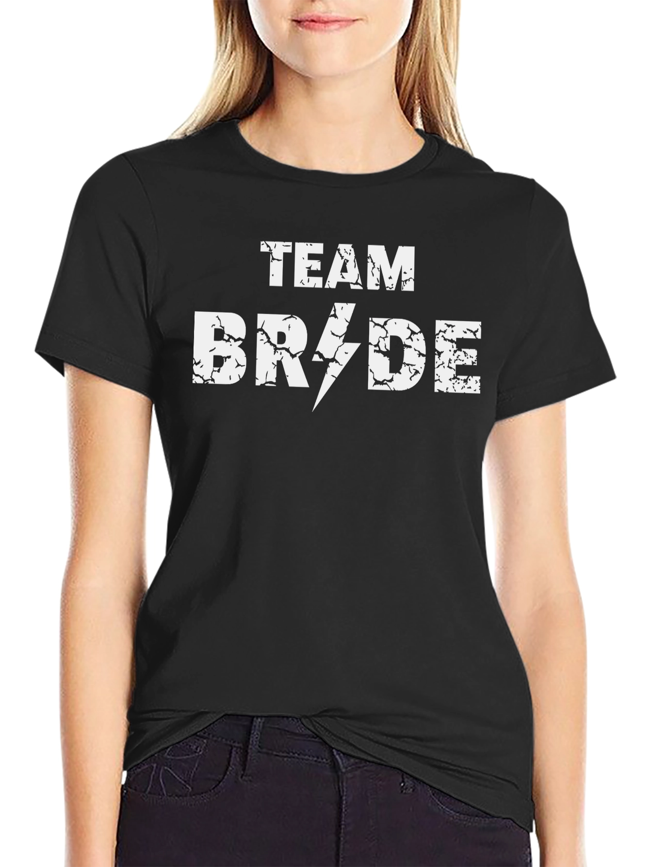 Team Bride T-Shirt - Rock and Roll Bridal Party Tee