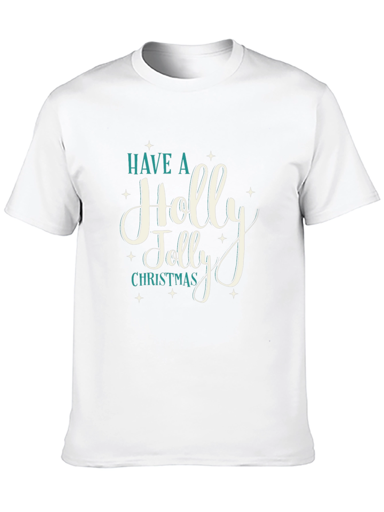 Have A Holly Jolly Christmas Black T-Shirt