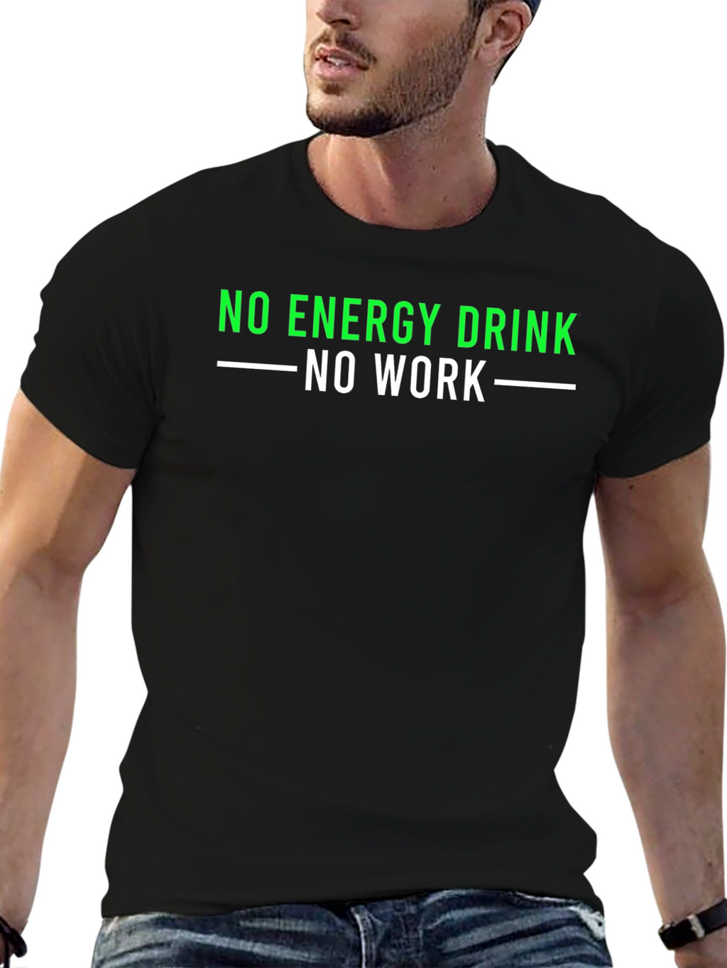 No Energy Drink No Work T-Shirt