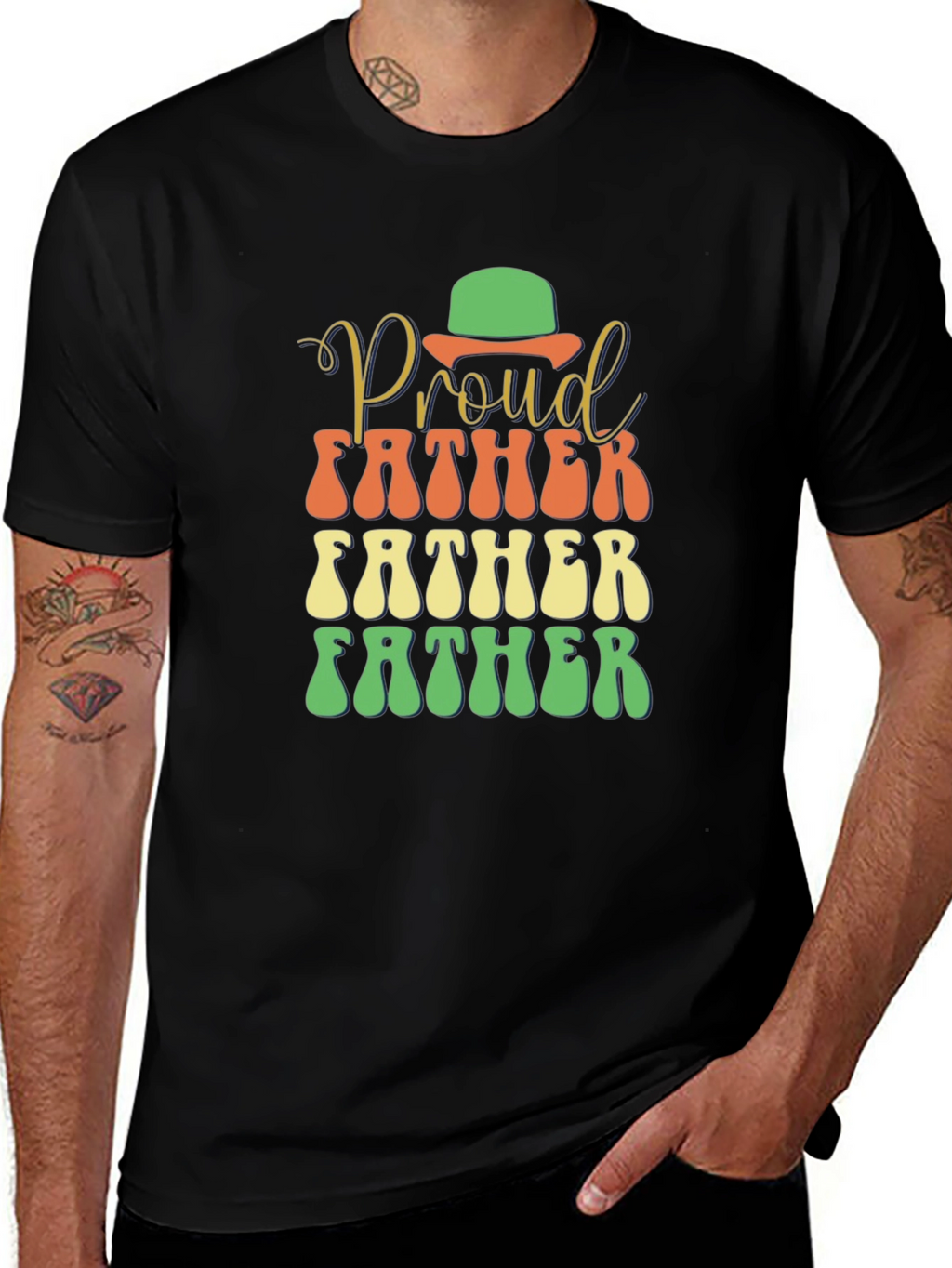 Proud Father Graphic T-Shirt