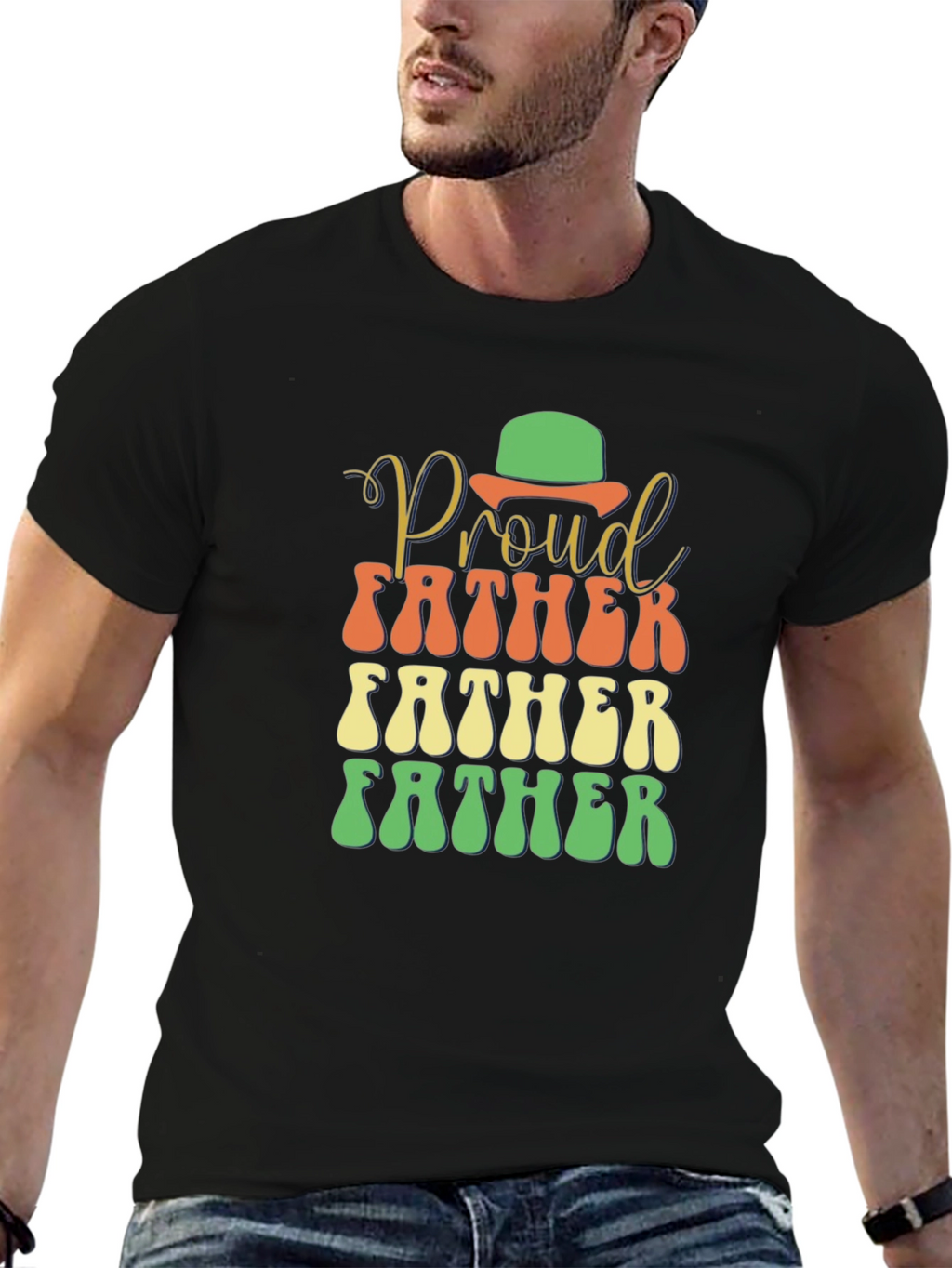 Proud Father Graphic T-Shirt
