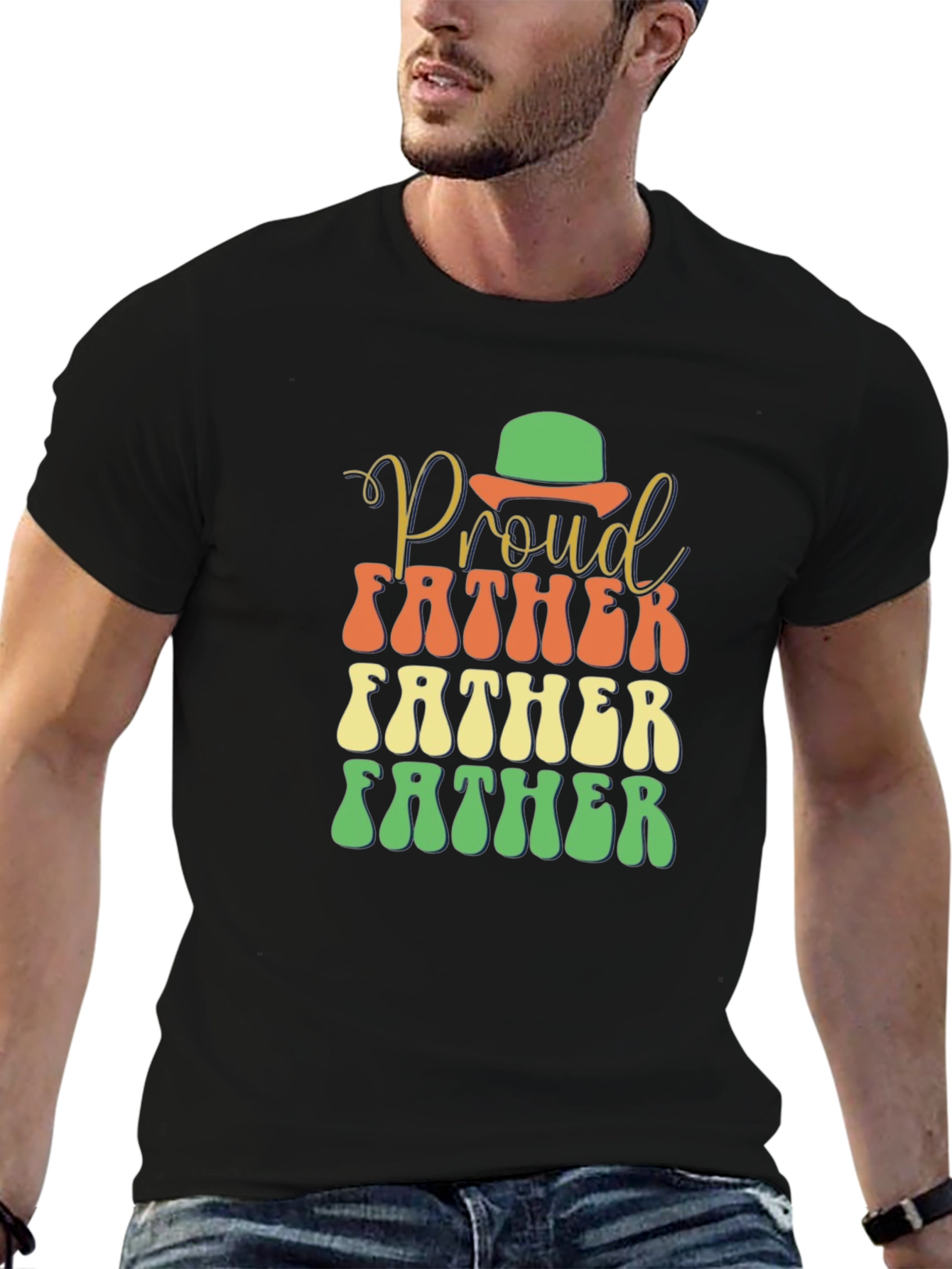 Proud Father Graphic T-Shirt