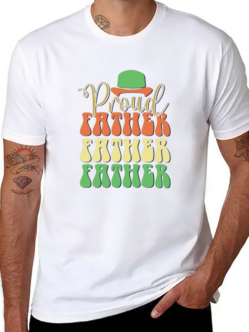 Proud Father Graphic T-Shirt