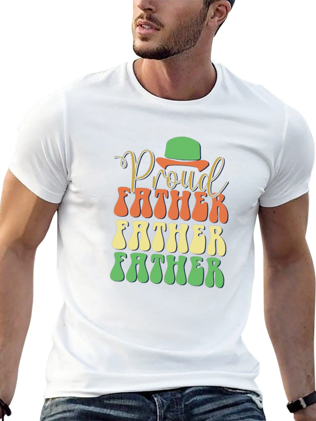 Proud Father Graphic T-Shirt