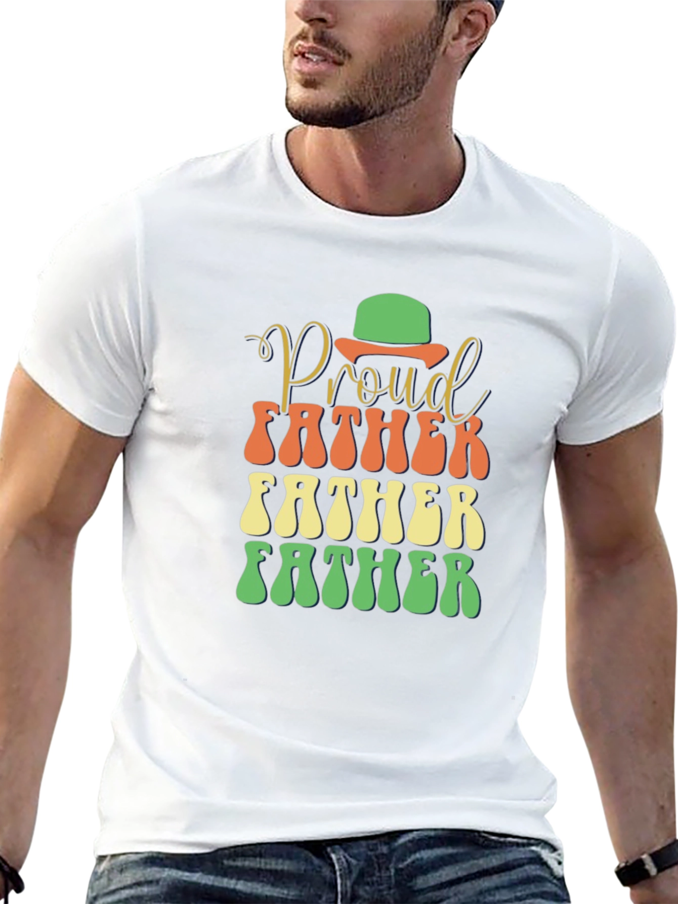 Proud Father Graphic T-Shirt