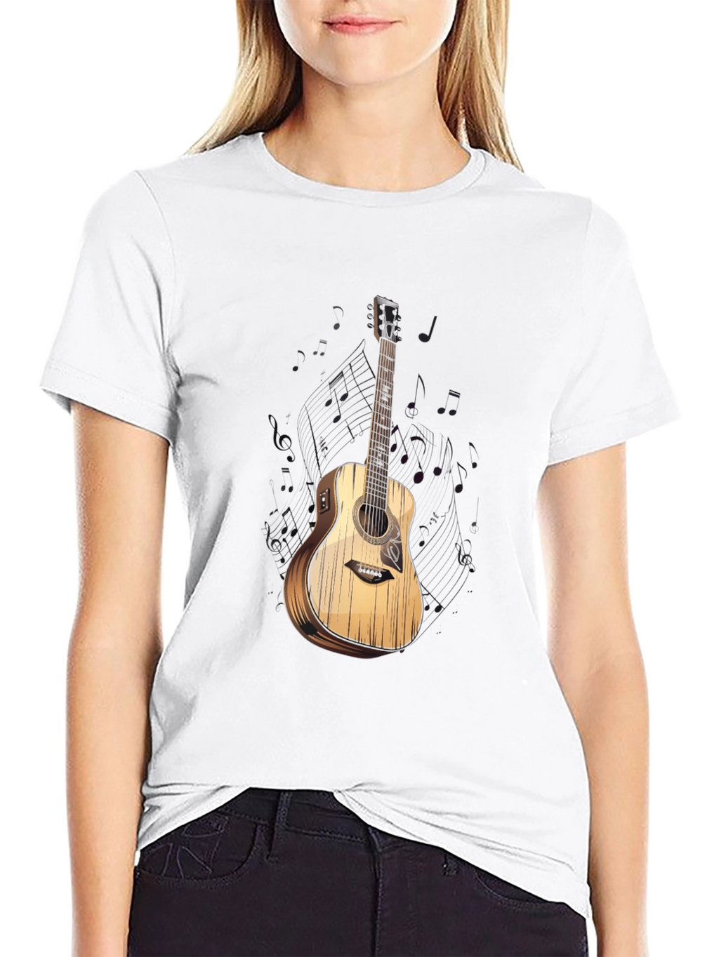 Guitar Graphic Tee - Music Lovers T-Shirt