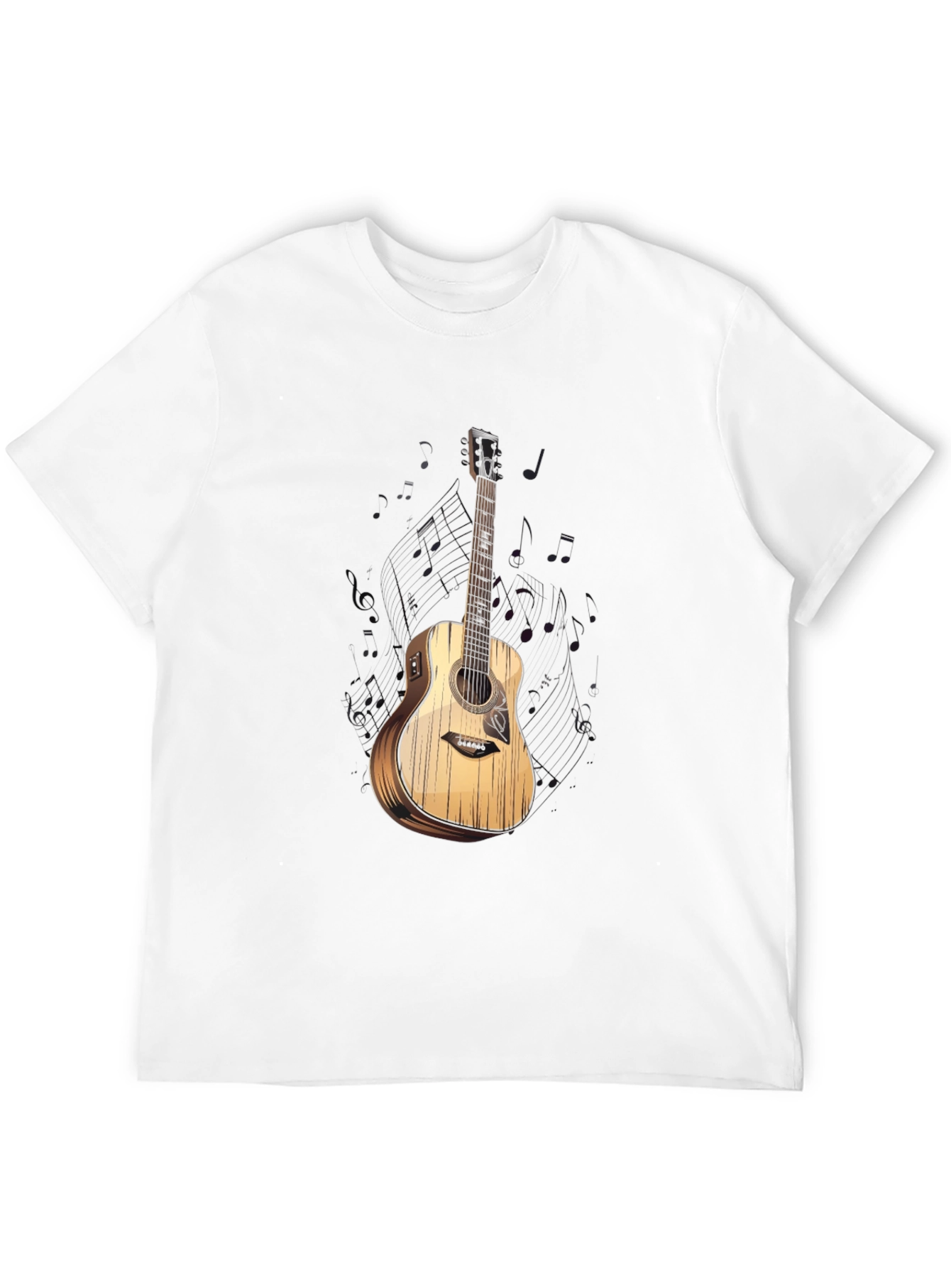 Guitar Graphic Tee - Music Lovers T-Shirt