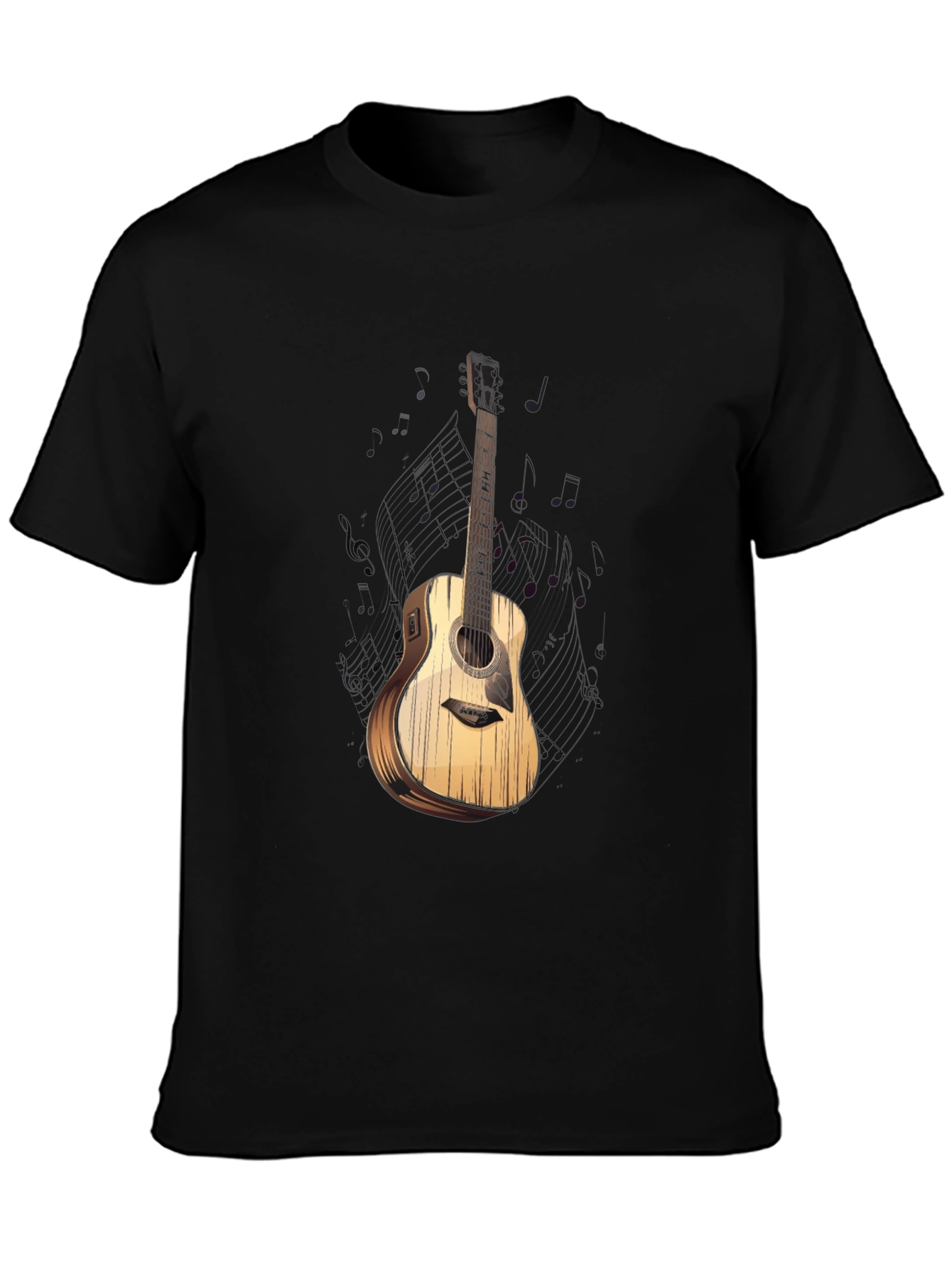 Guitar Graphic Tee - Music Lovers T-Shirt