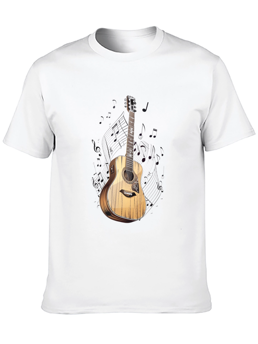 Guitar Graphic Tee - Music Lovers T-Shirt