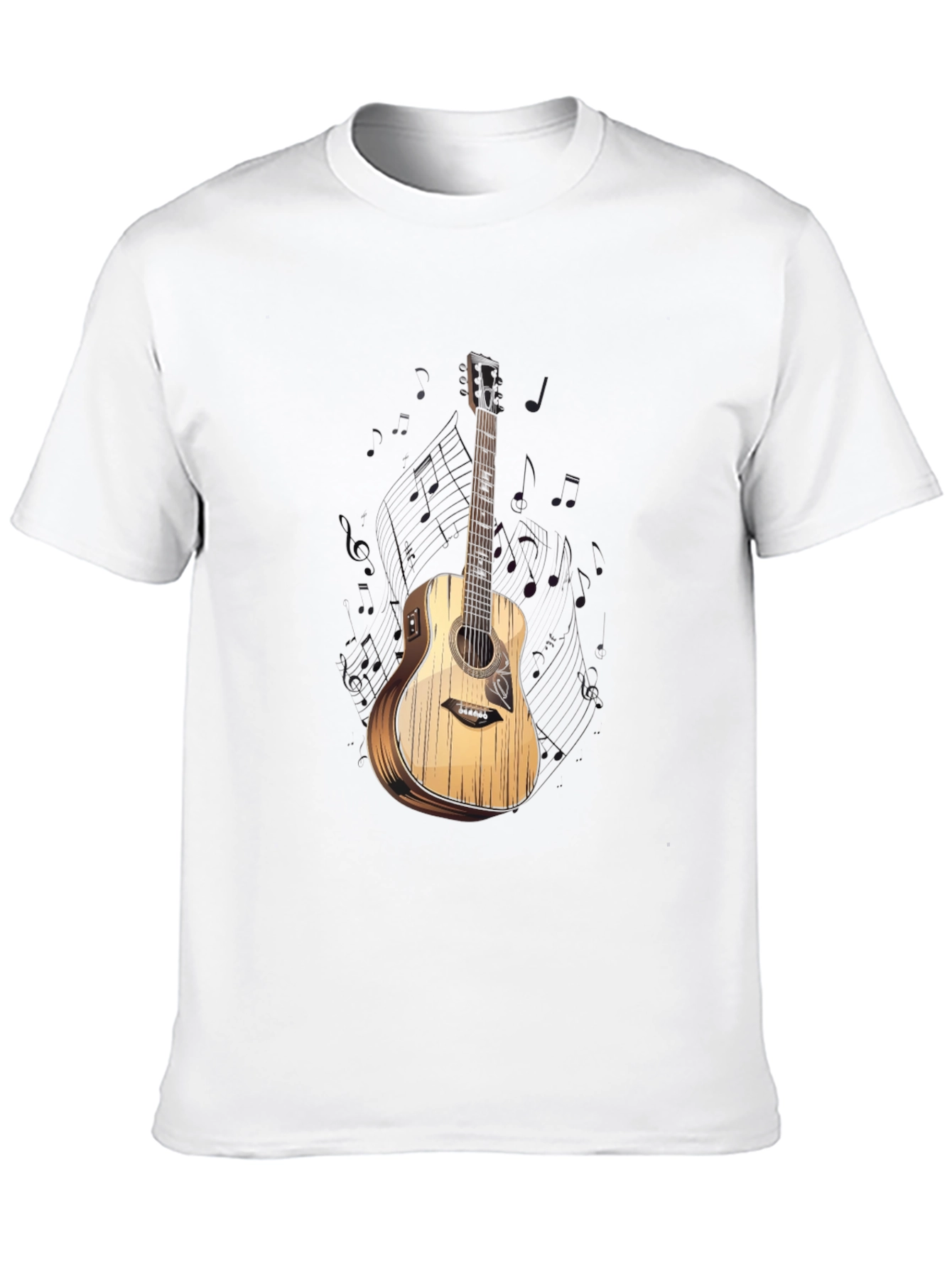 Guitar Graphic Tee - Music Lovers T-Shirt