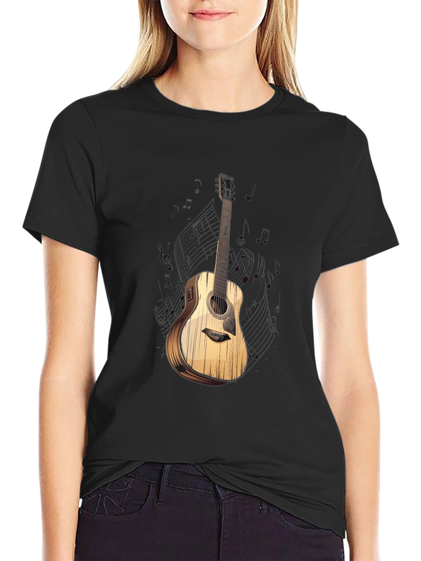 Guitar Graphic Tee - Music Lovers T-Shirt