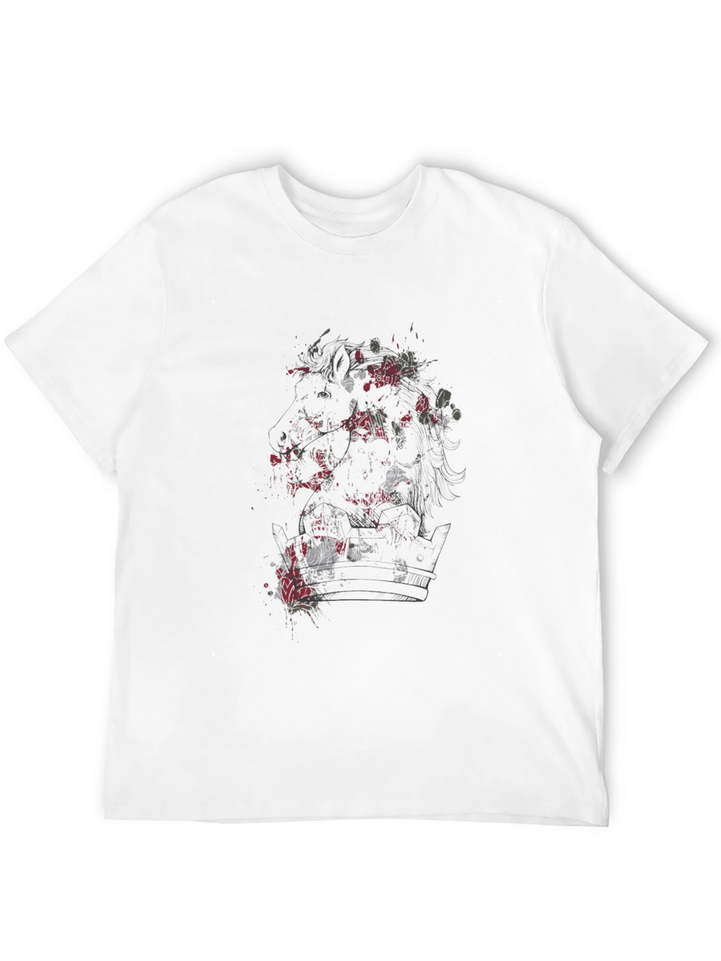 Graphic Print Black T-Shirt