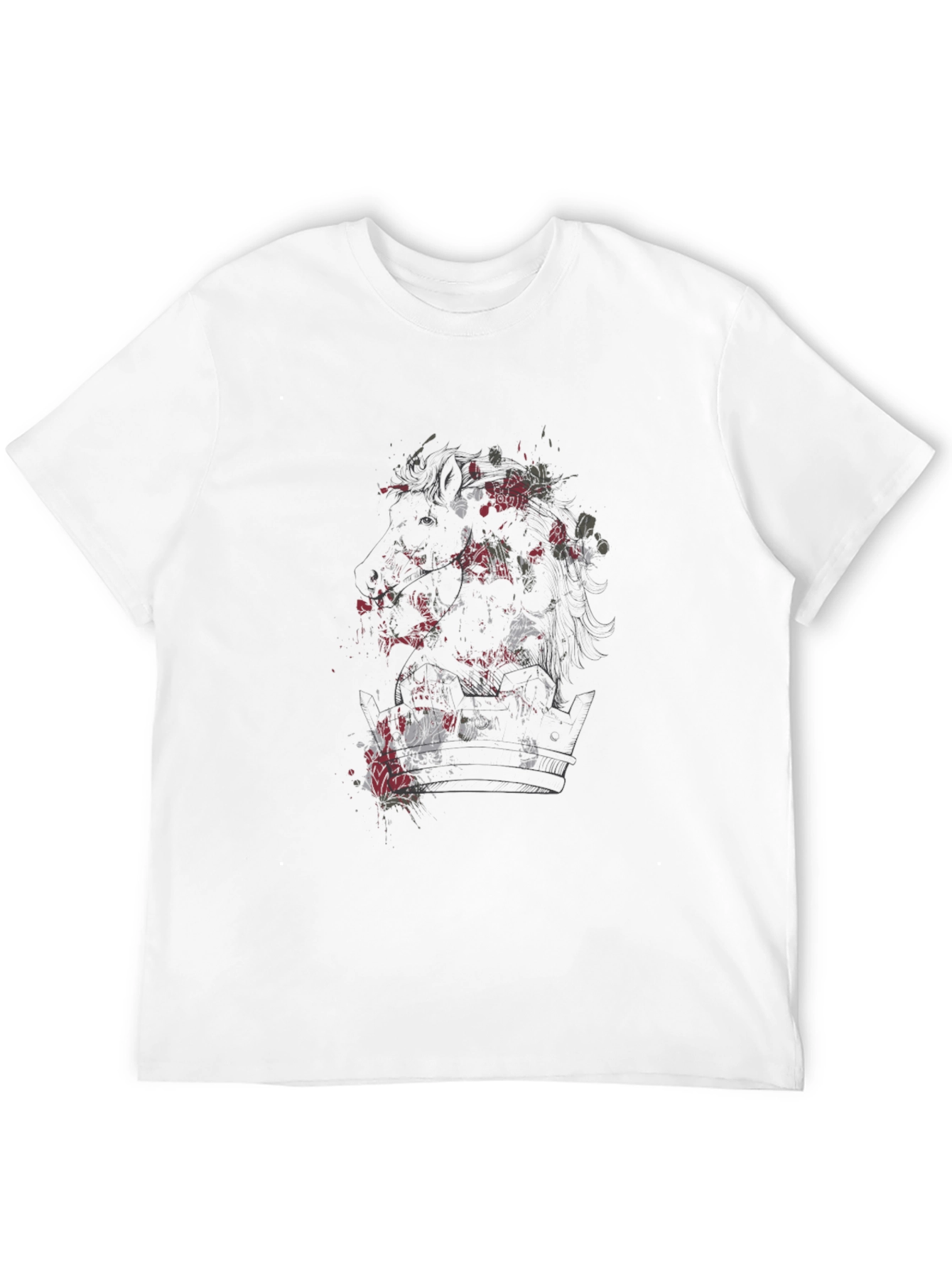 Graphic Print Black T-Shirt