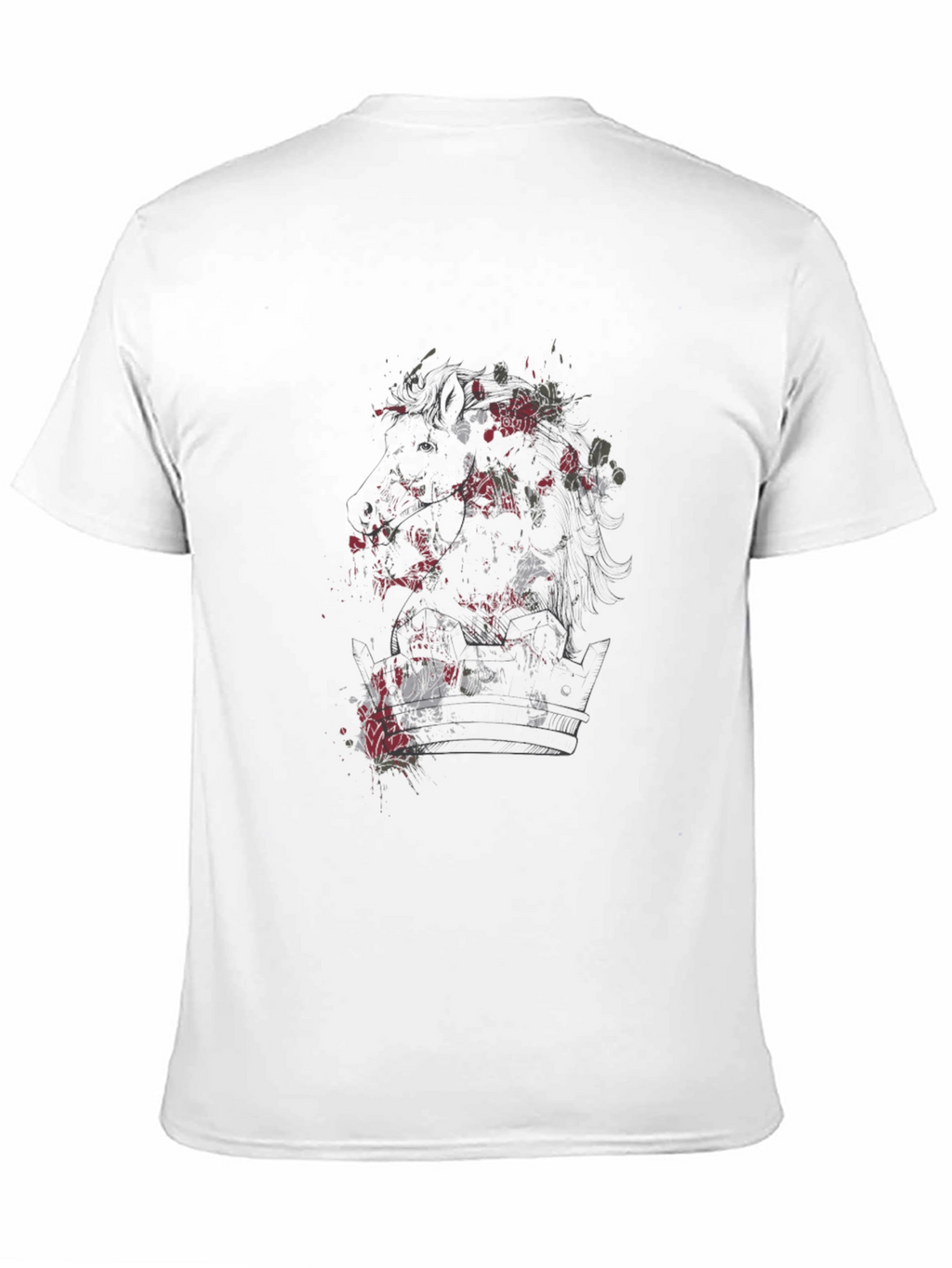 Graphic Print Black T-Shirt