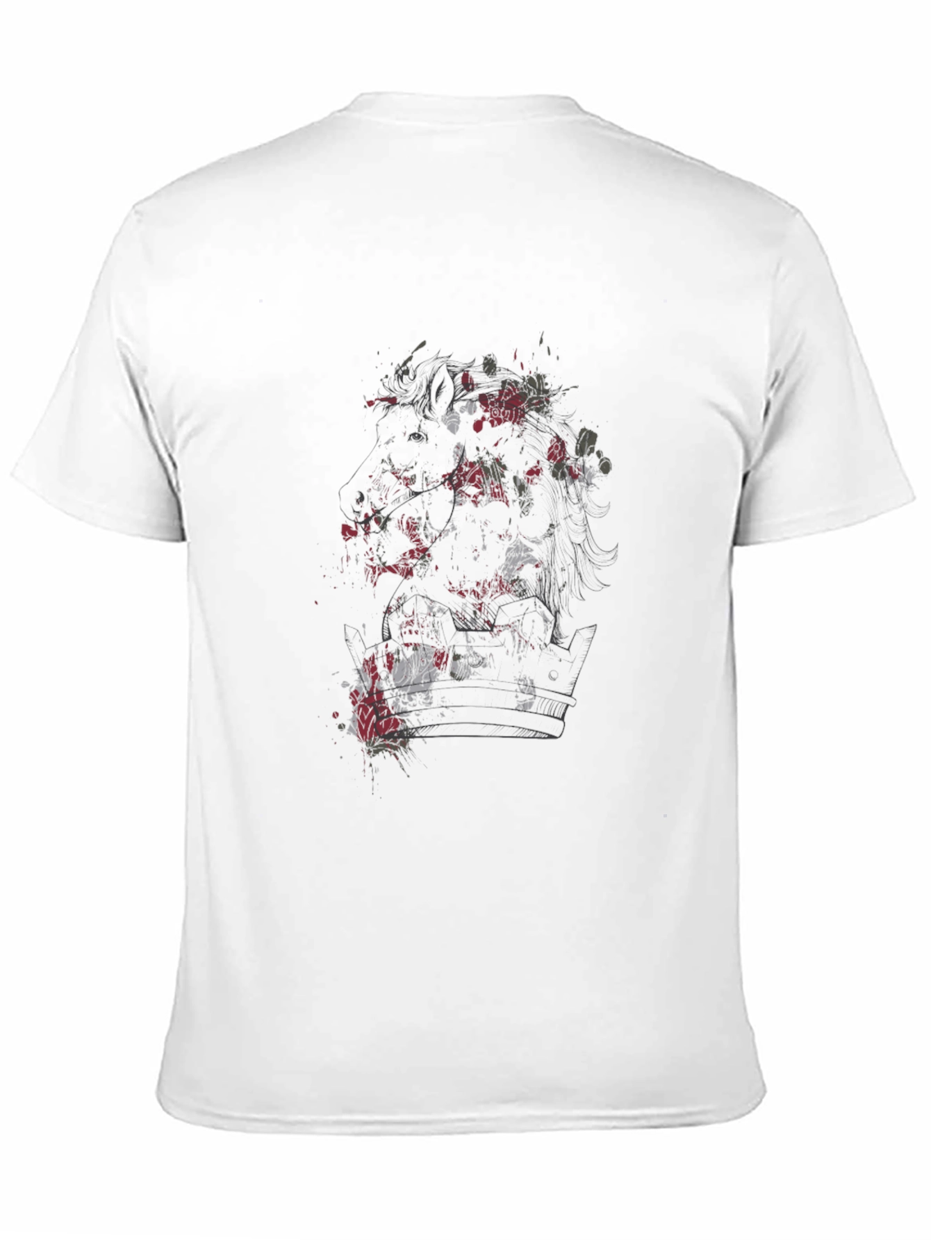 Graphic Print Black T-Shirt