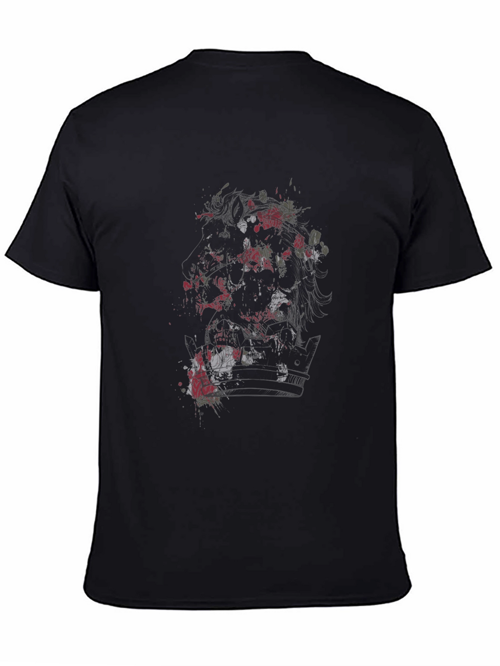 Graphic Print Black T-Shirt