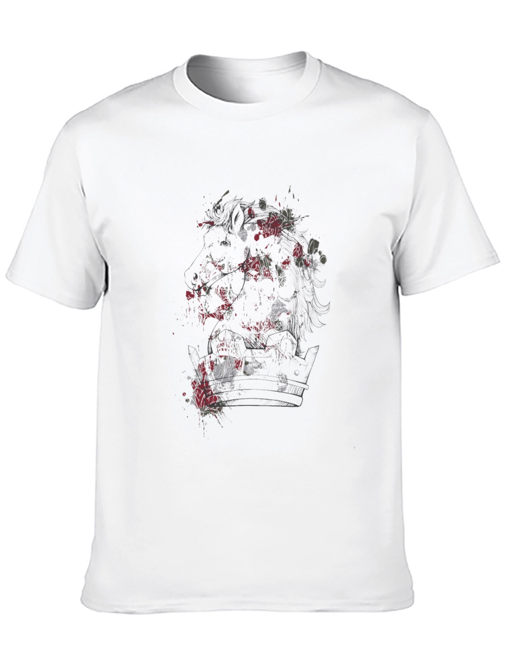 Graphic Print Black T-Shirt