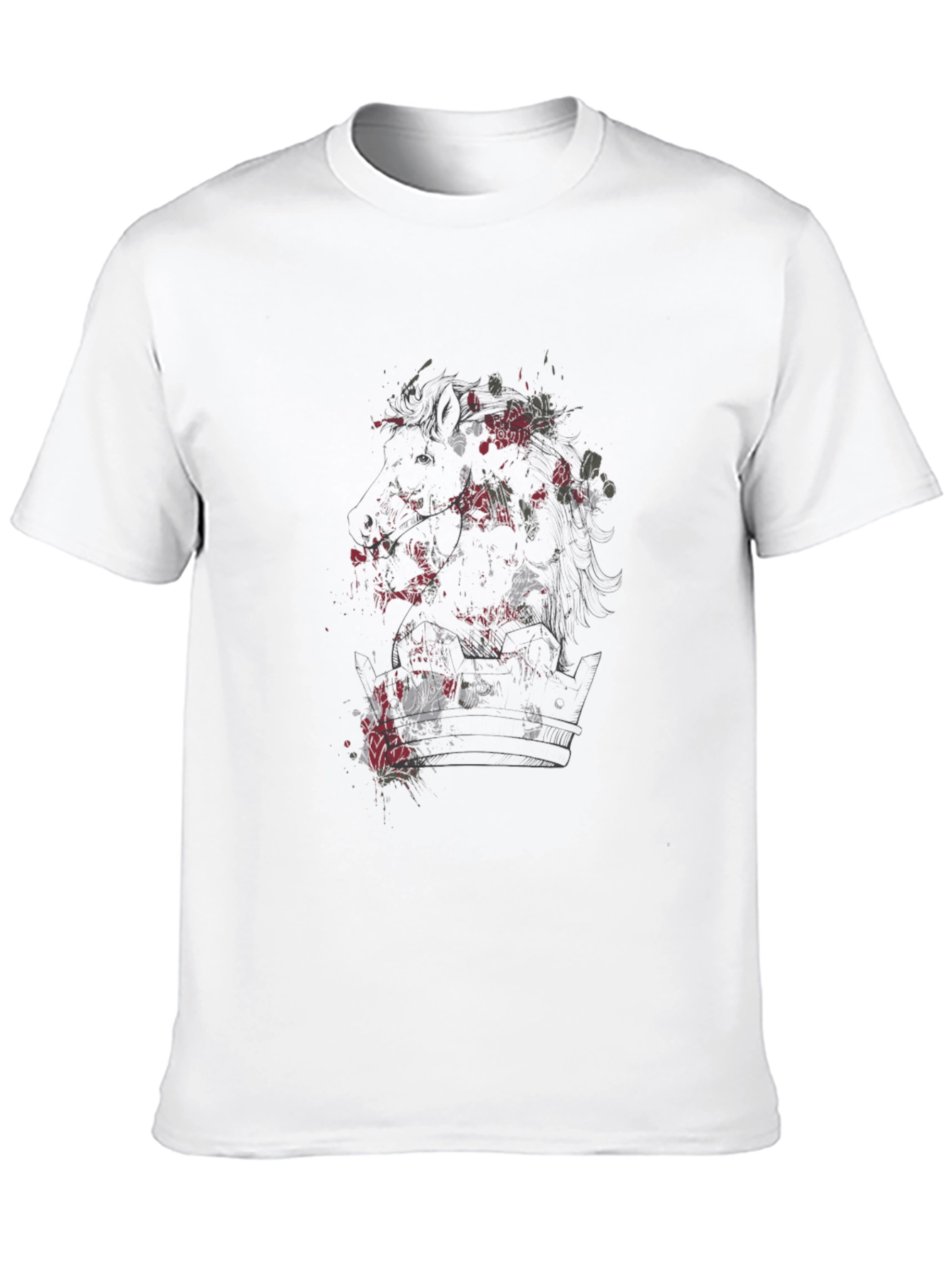 Graphic Print Black T-Shirt