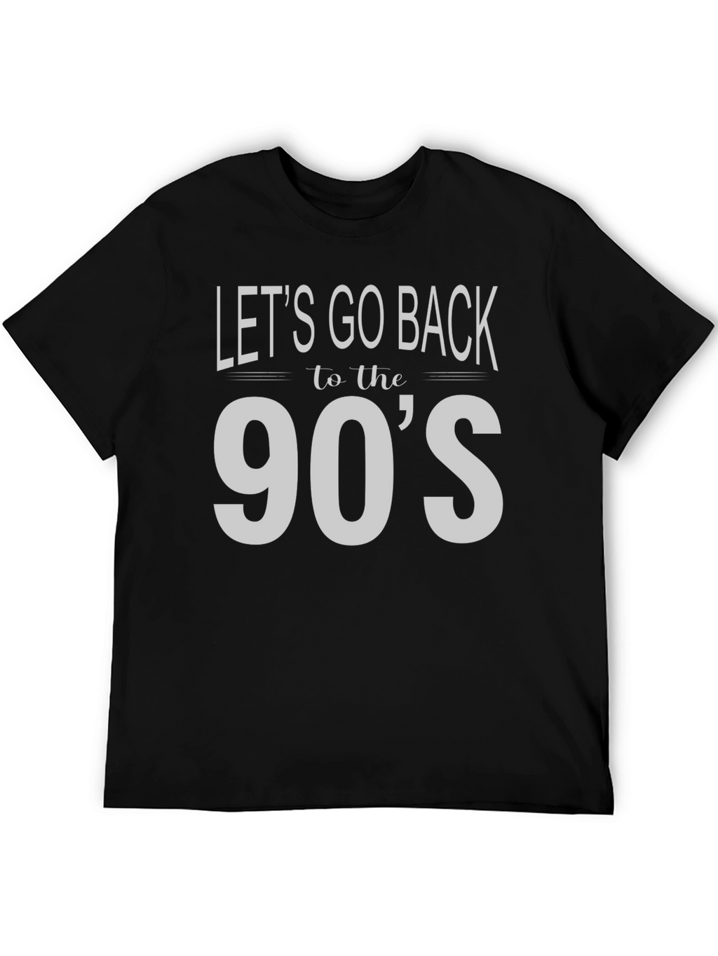 Retro 90s Throwback Black T-Shirt