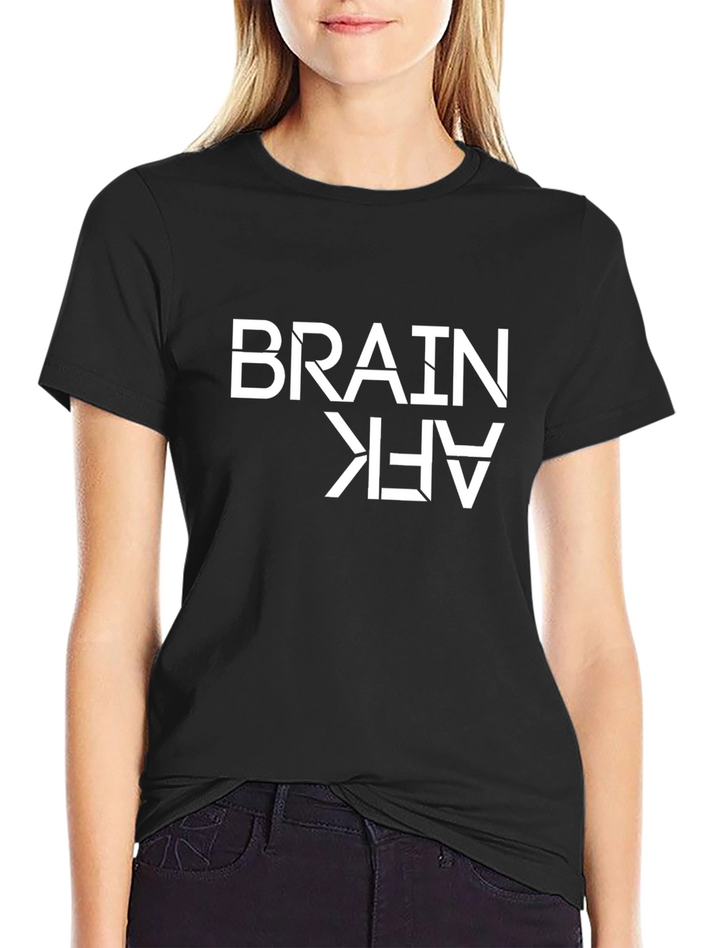 Brain AFK T-Shirt - Black Unique Design