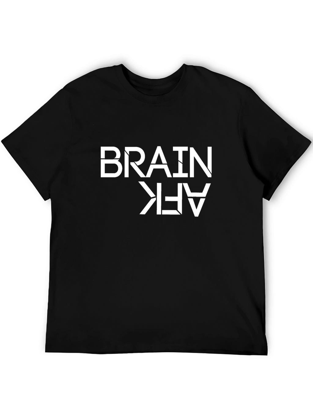 Brain AFK T-Shirt - Black Unique Design