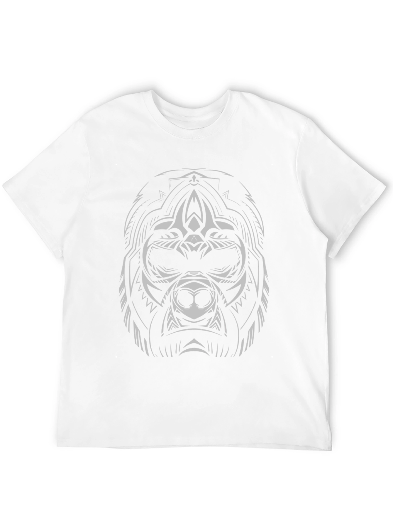 Tribal Bear Graphic Tee - Mens Black T-Shirt