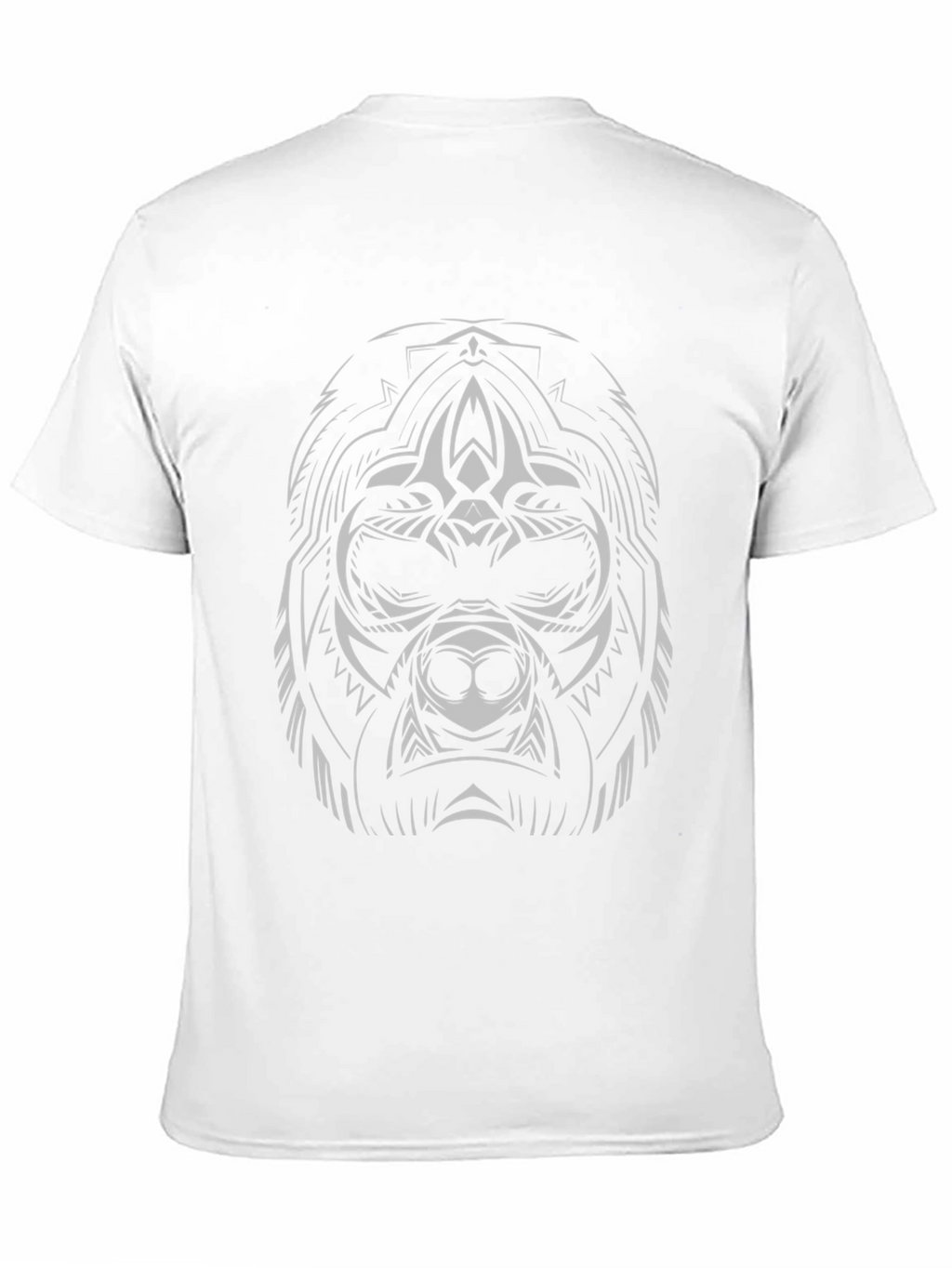 Tribal Bear Graphic Tee - Mens Black T-Shirt