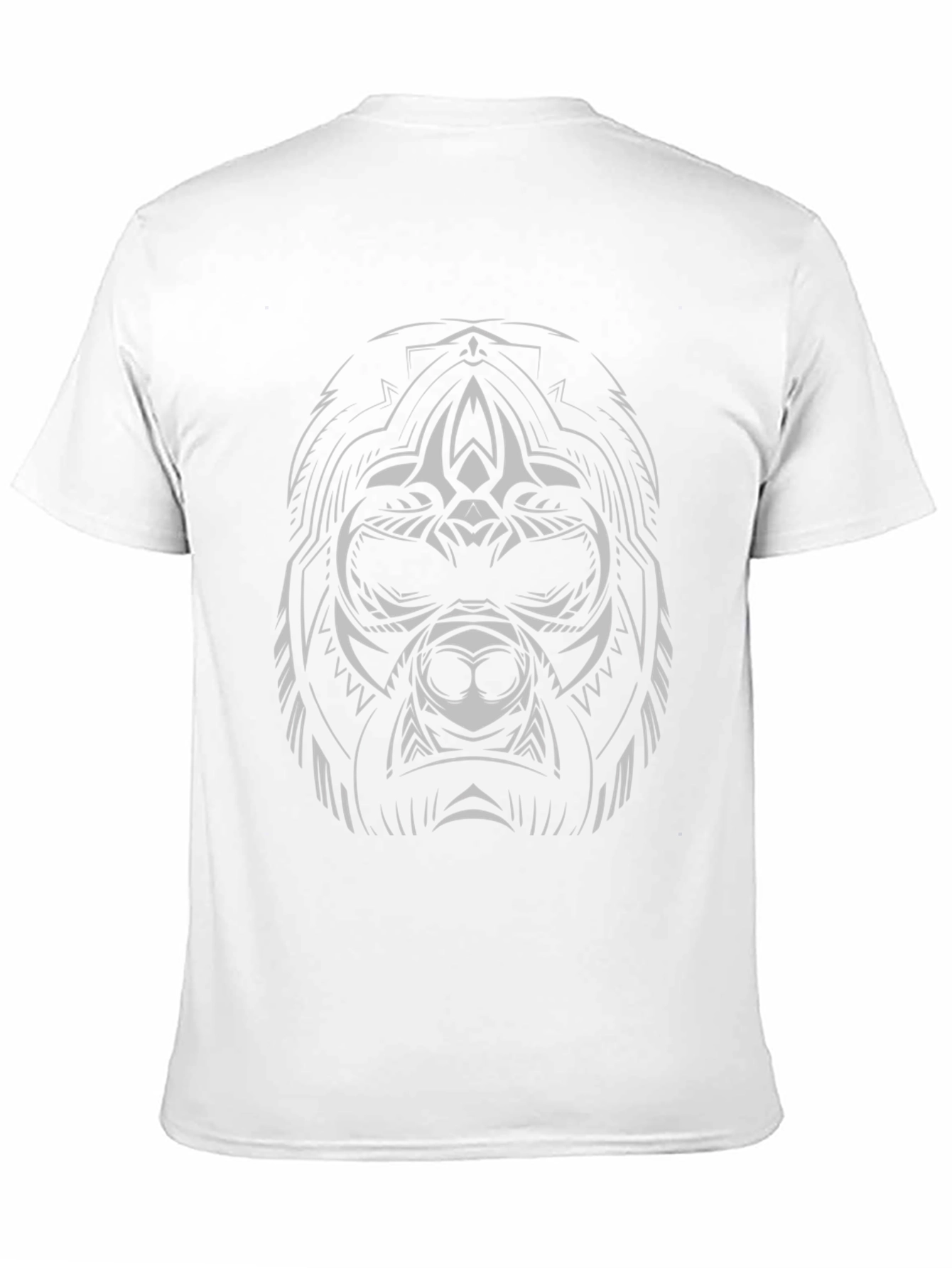 Tribal Bear Graphic Tee - Mens Black T-Shirt