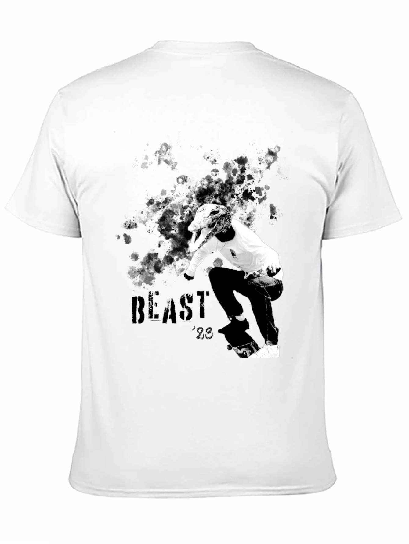 Beast 23 Graphic T-Shirt - Black Cotton Tee