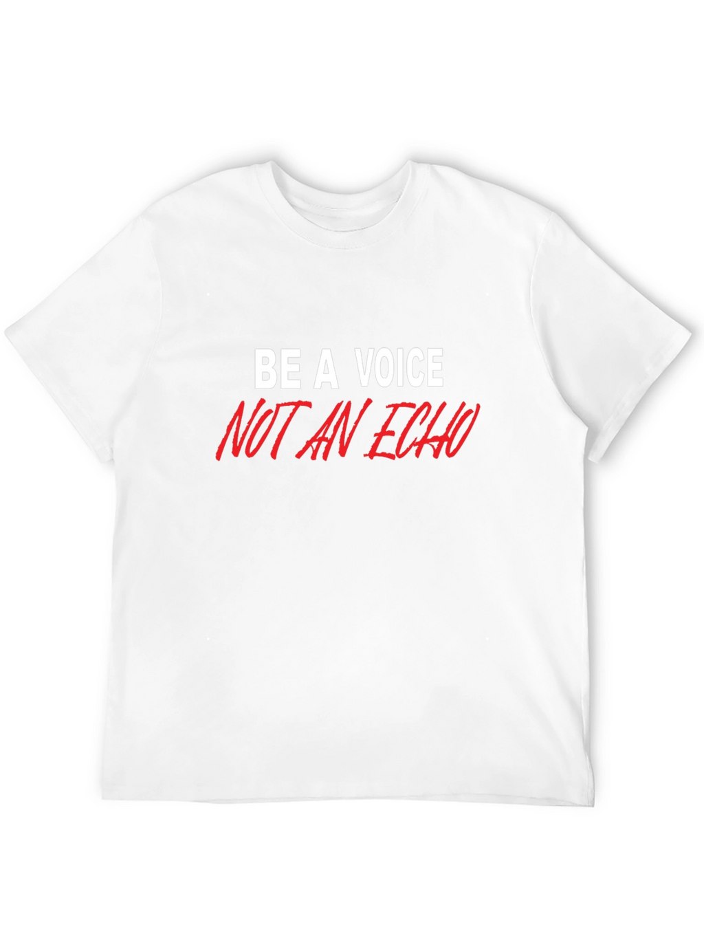 Be A Voice Graphic Tee - Stylish Black T-Shirt