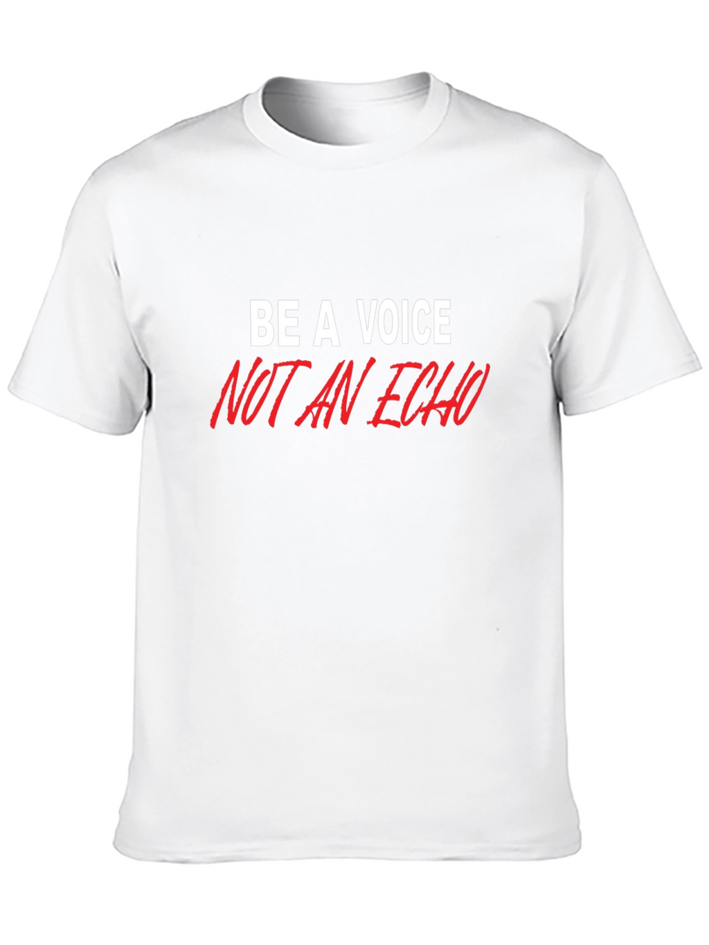 Be A Voice Graphic Tee - Stylish Black T-Shirt
