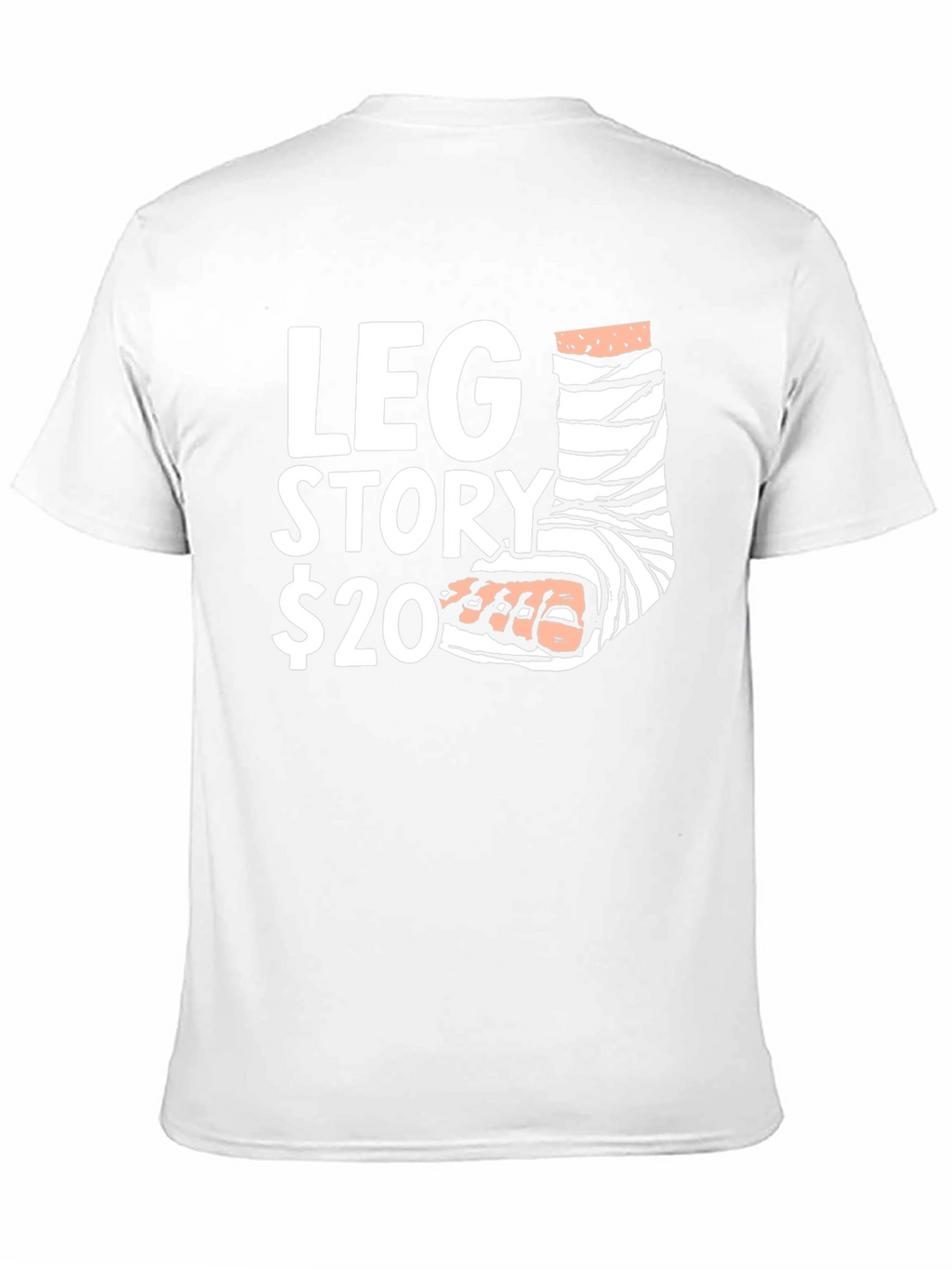 Funny Leg Story Graphic T-Shirt