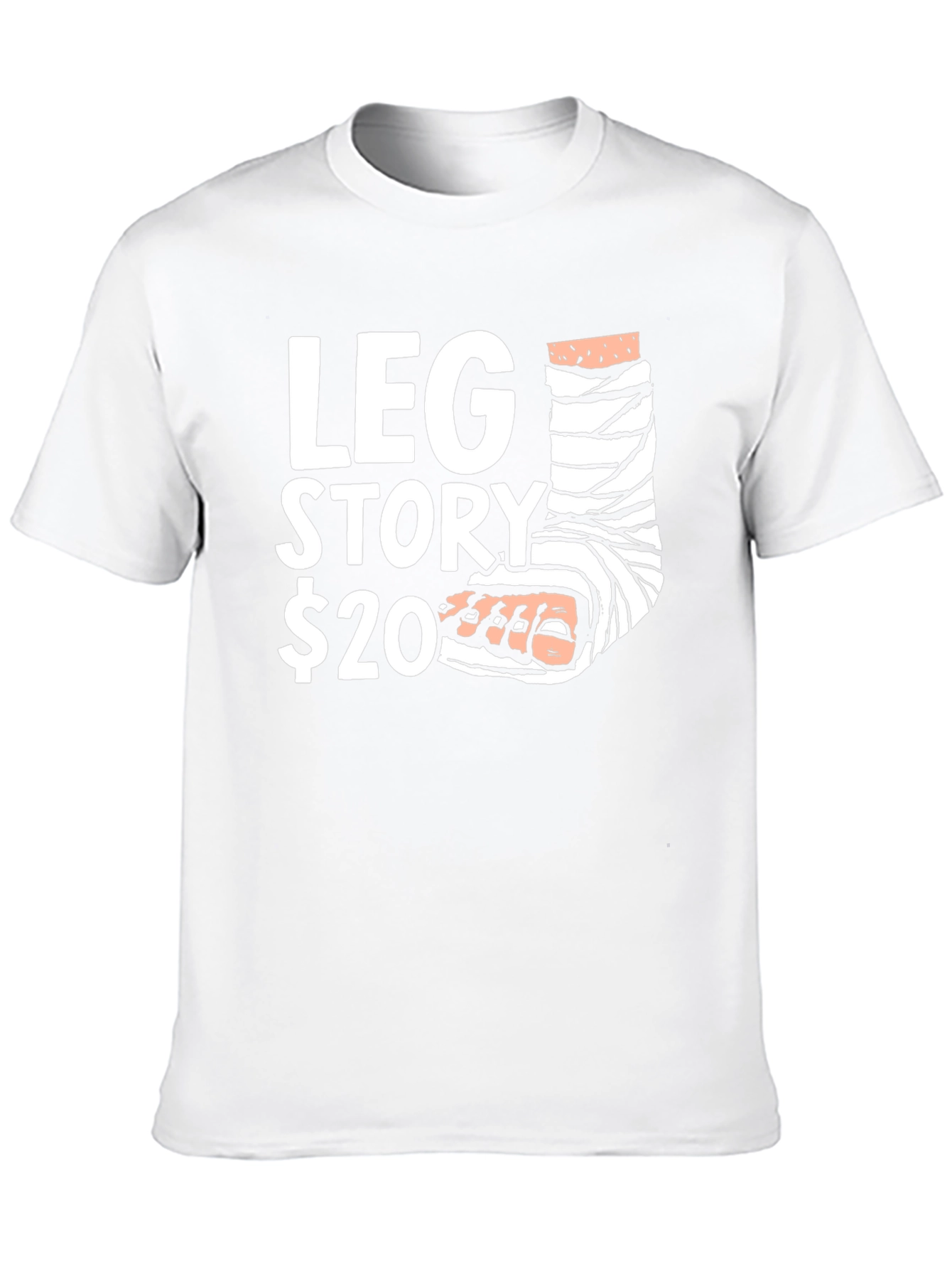 Funny Leg Story Graphic T-Shirt