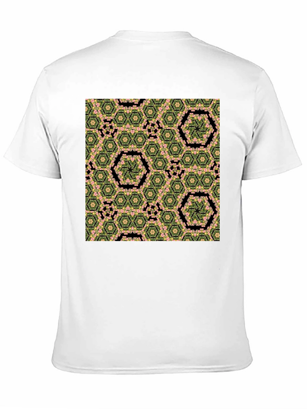 Hexagon Flower Pattern T-Shirt