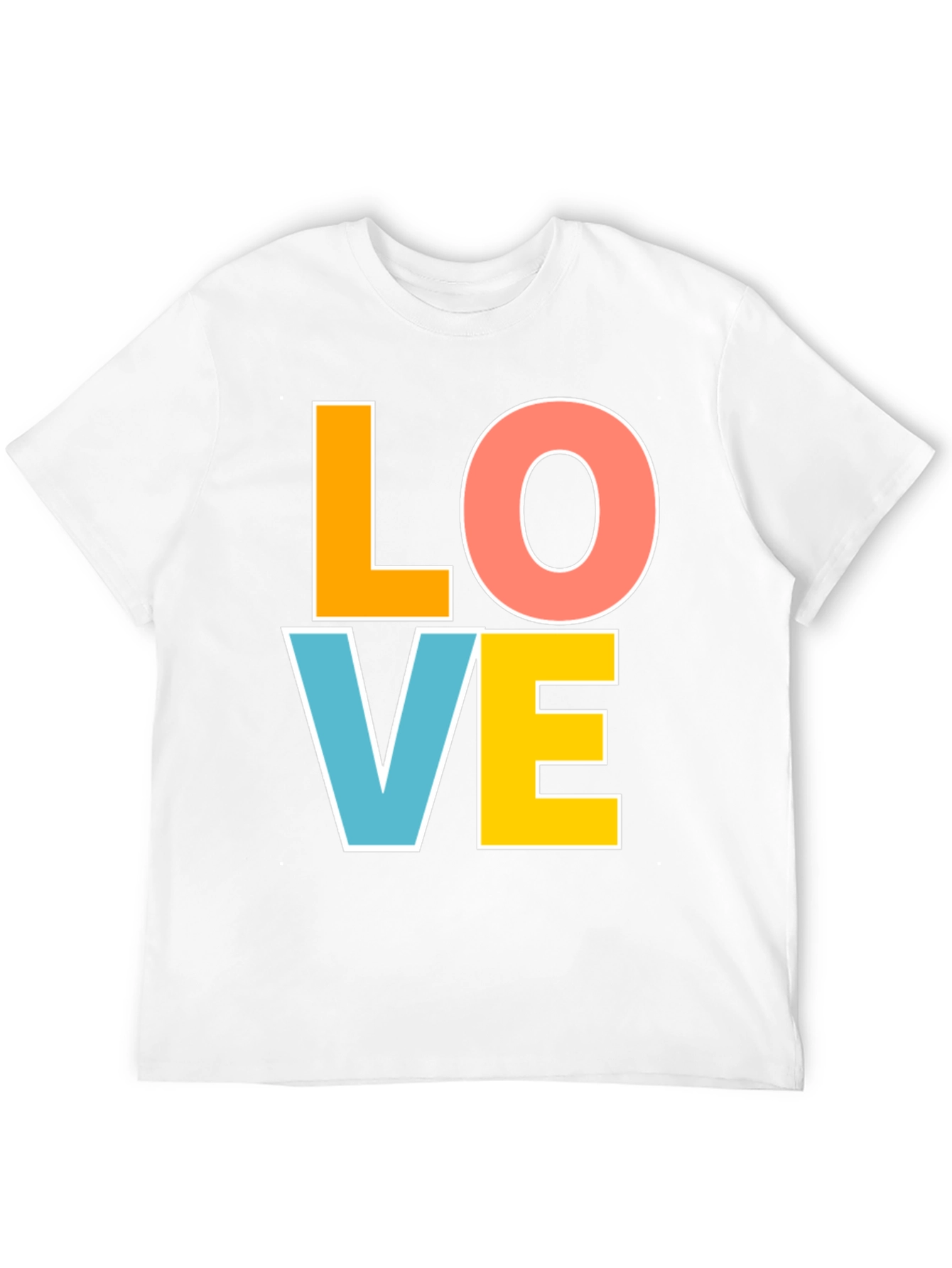 Love Graphic T-Shirt - Bold & Colorful Design
