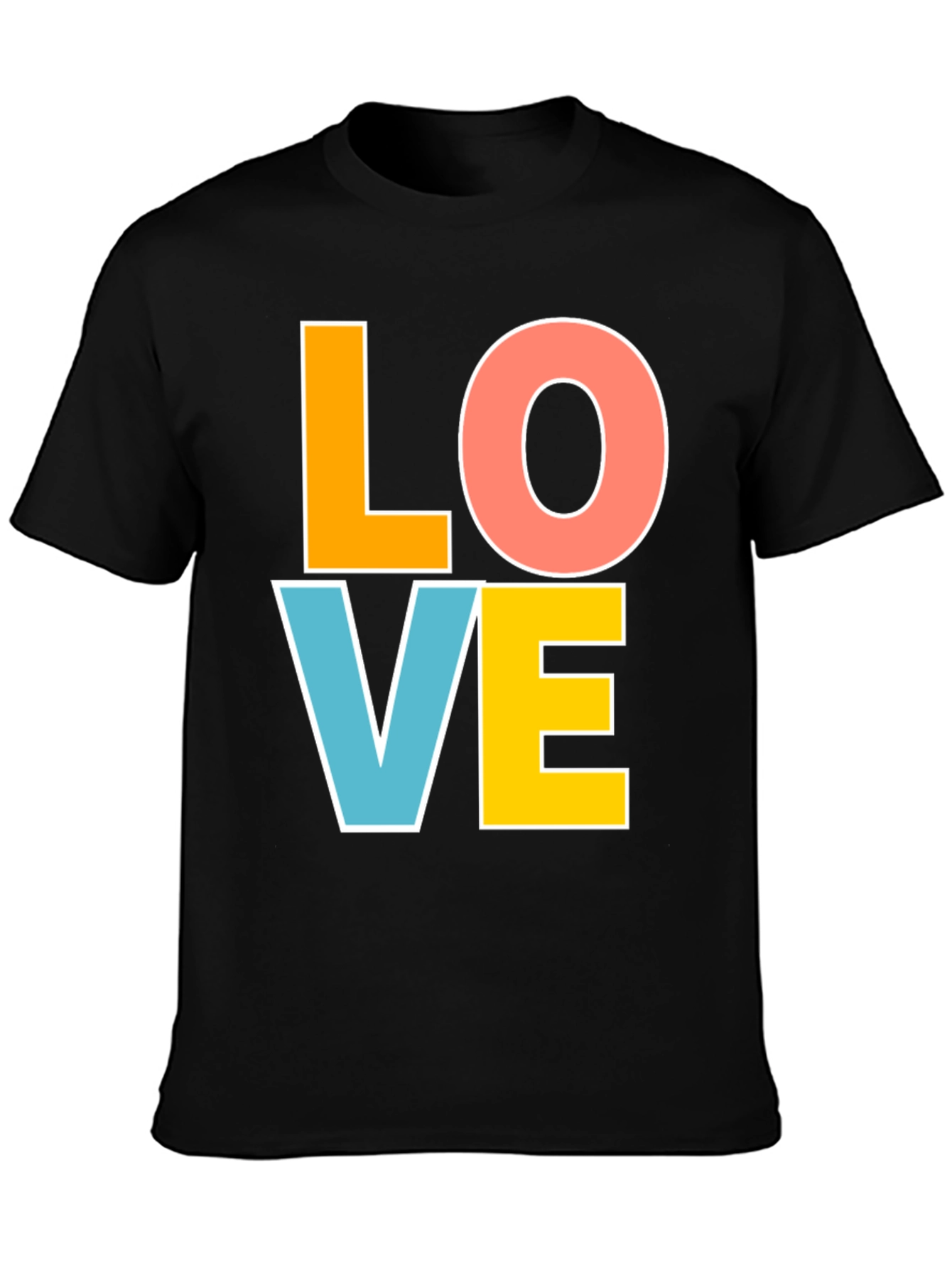 Love Graphic T-Shirt - Bold & Colorful Design