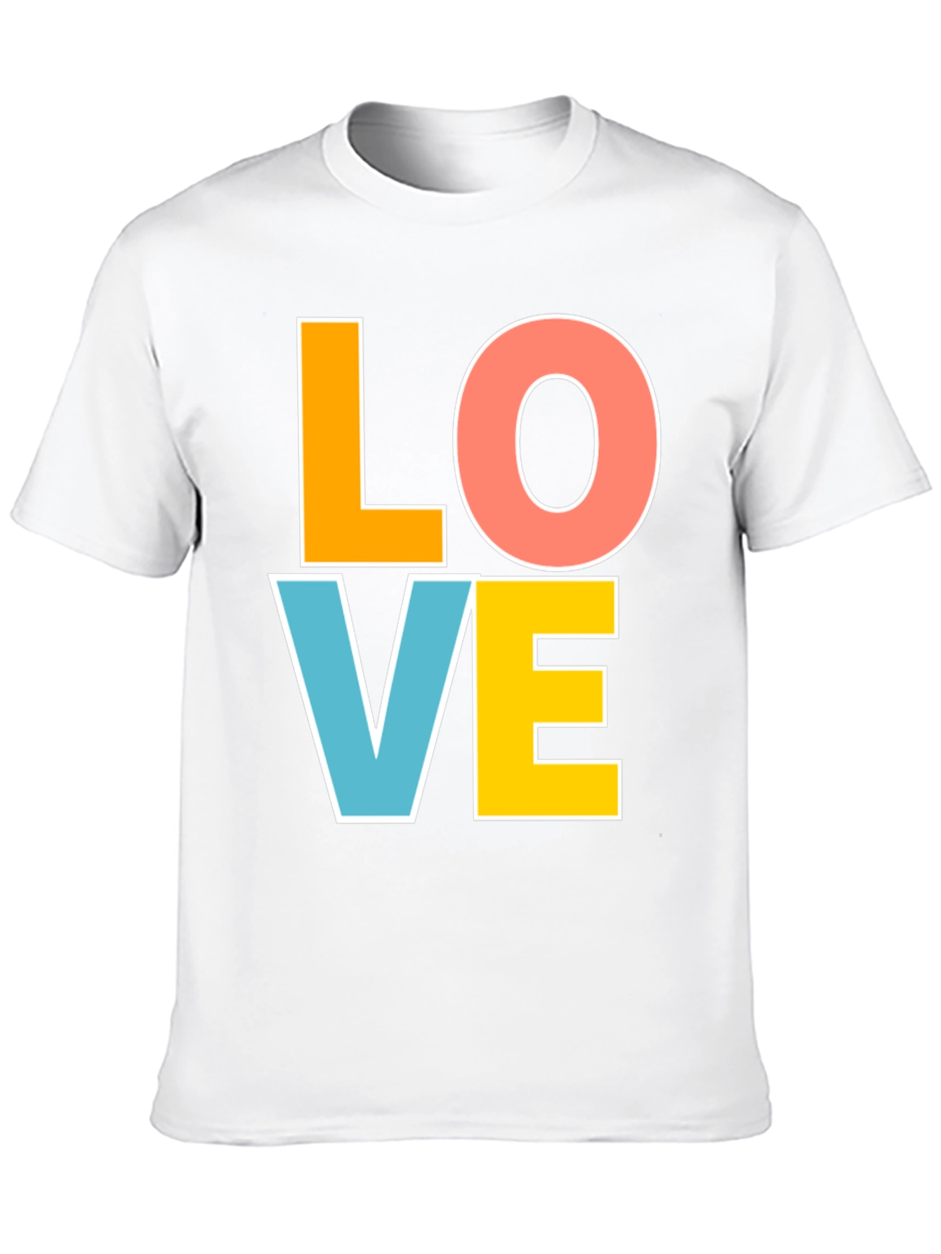 Love Graphic T-Shirt - Bold & Colorful Design