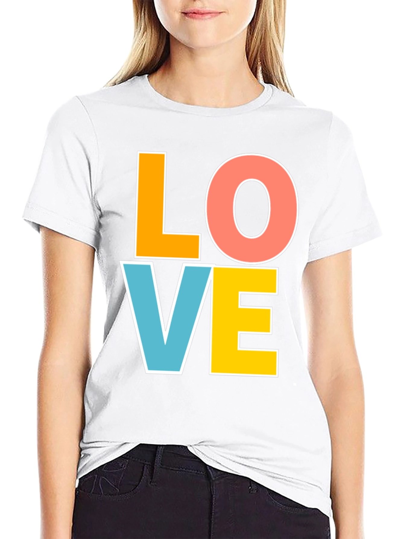 Love Graphic T-Shirt - Bold & Colorful Design