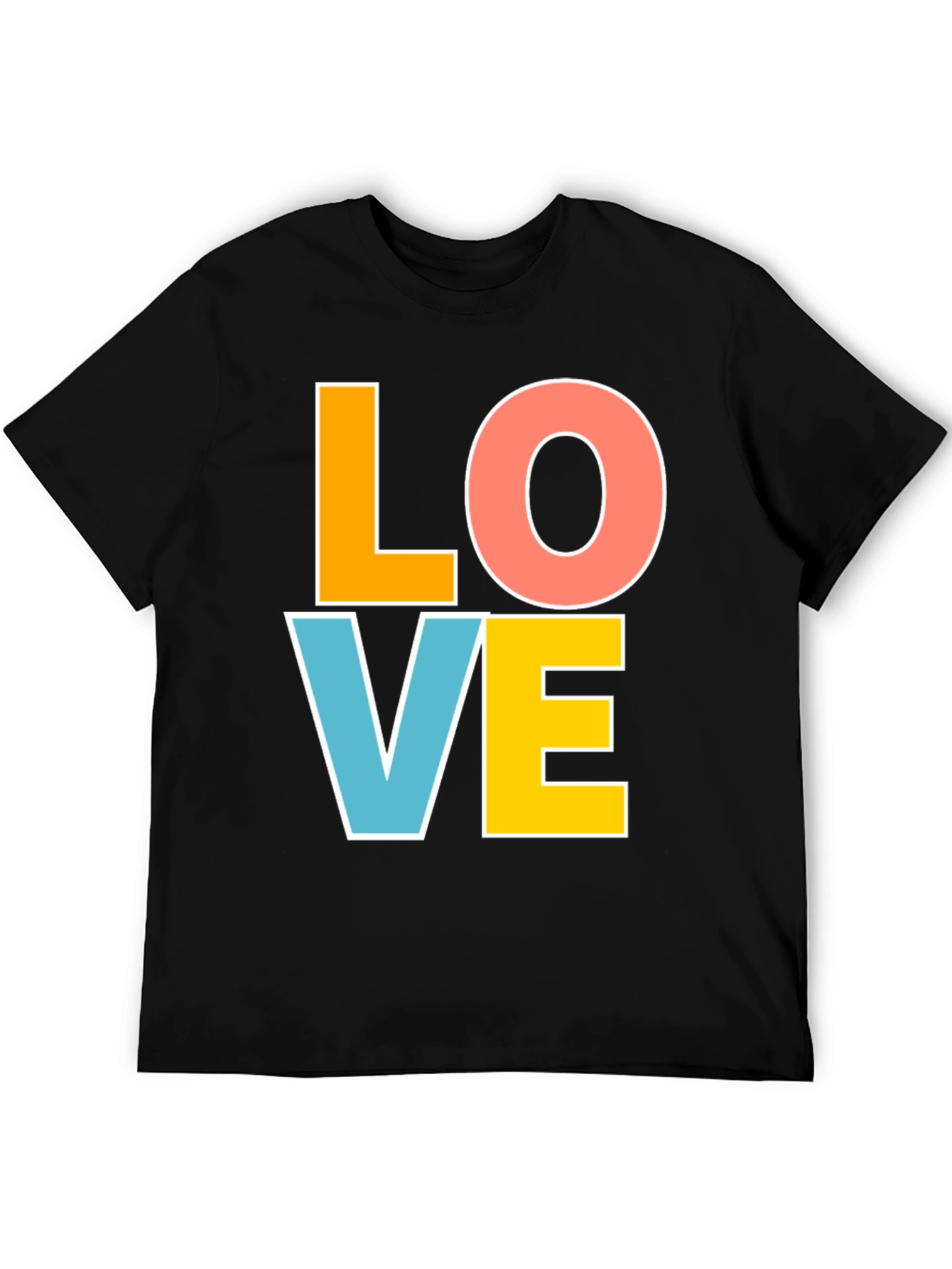 Love Graphic T-Shirt - Bold & Colorful Design