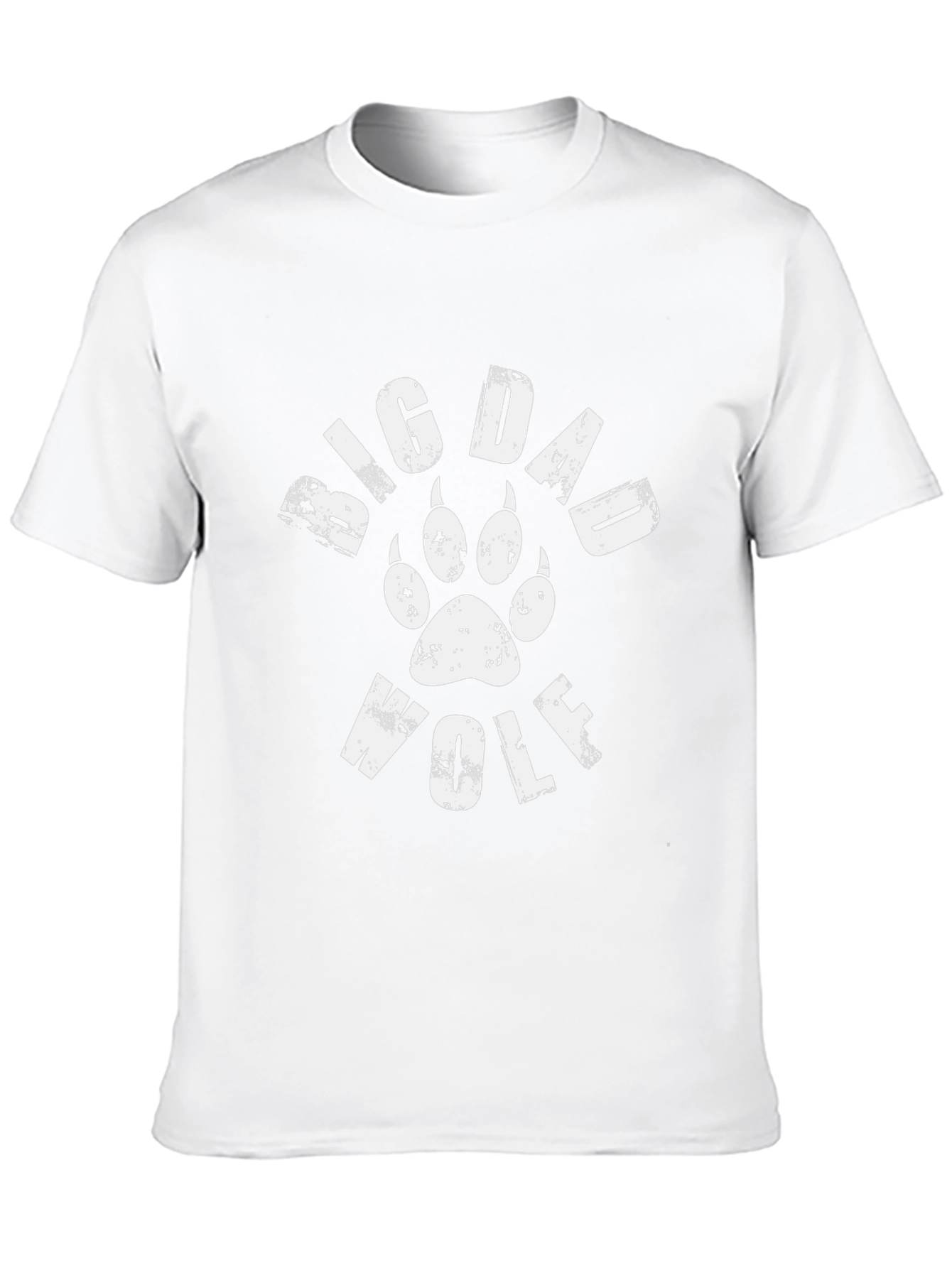 Big Dad Wolf Graphic T-Shirt - Mens Black Tee