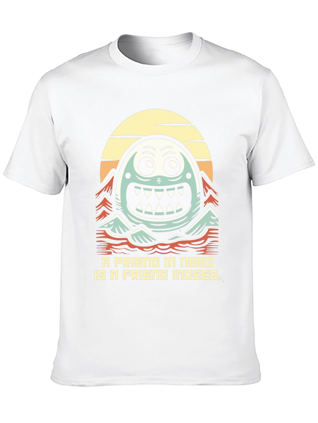 Funny Monster Friend T-Shirt - A Friend Indeed