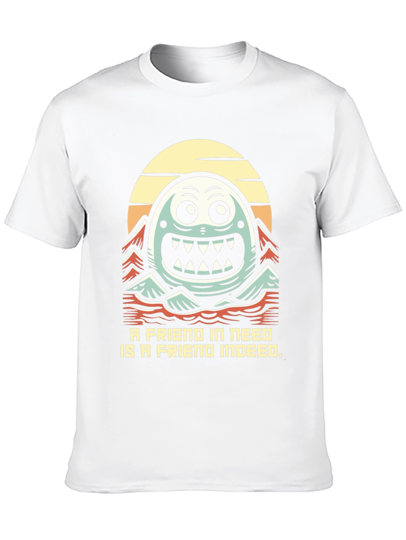 Funny Monster Friend T-Shirt - A Friend Indeed