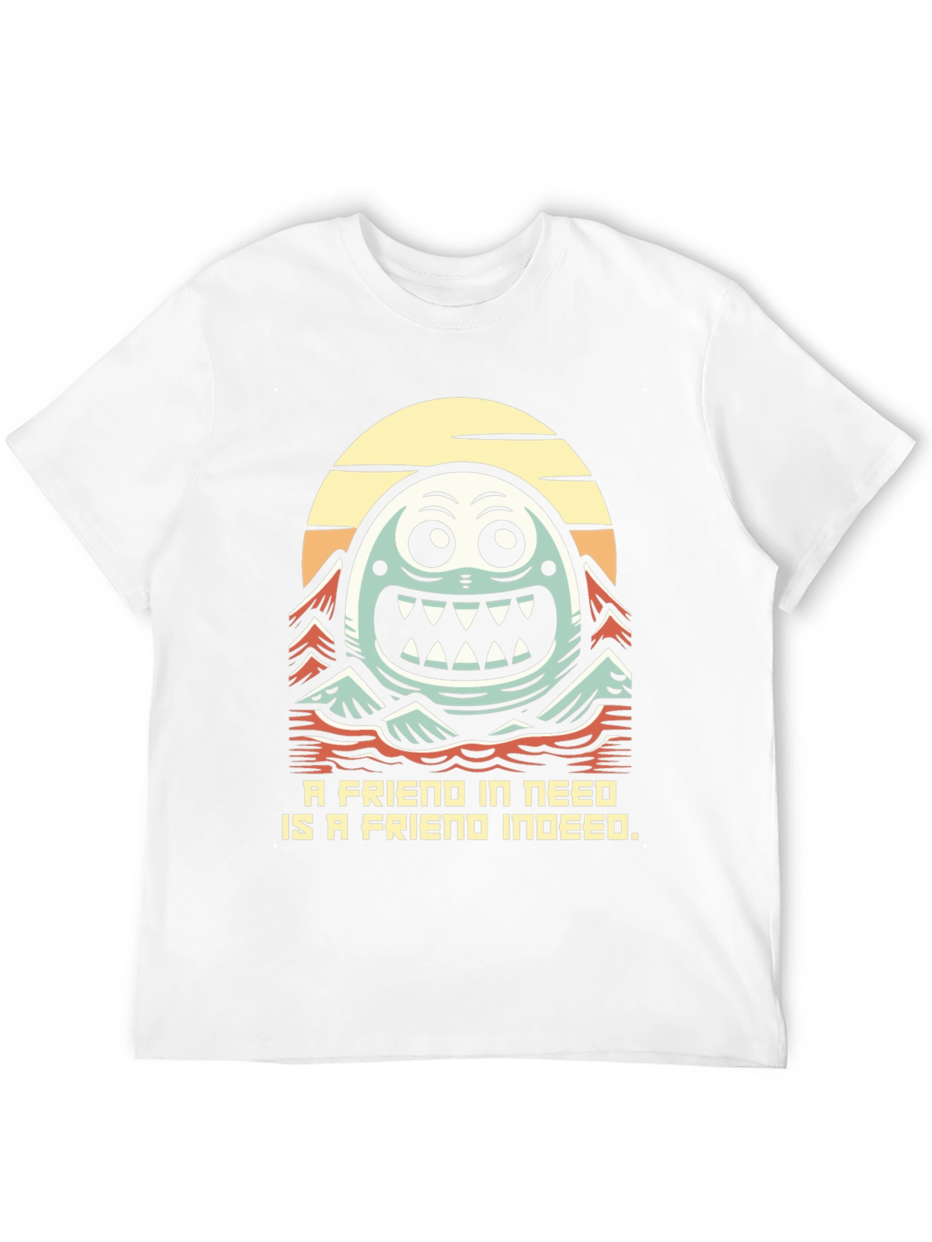 Funny Monster Friend T-Shirt - A Friend Indeed