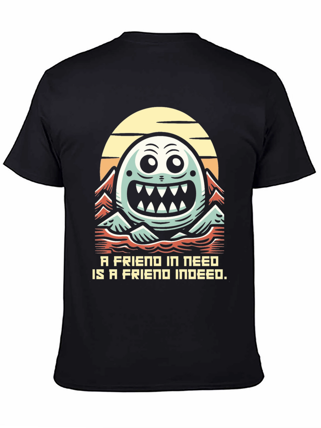 Funny Monster Friend T-Shirt - A Friend Indeed