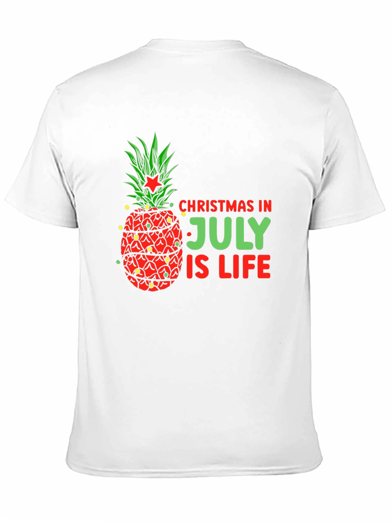 Christmas In July Pineapple T-Shirt