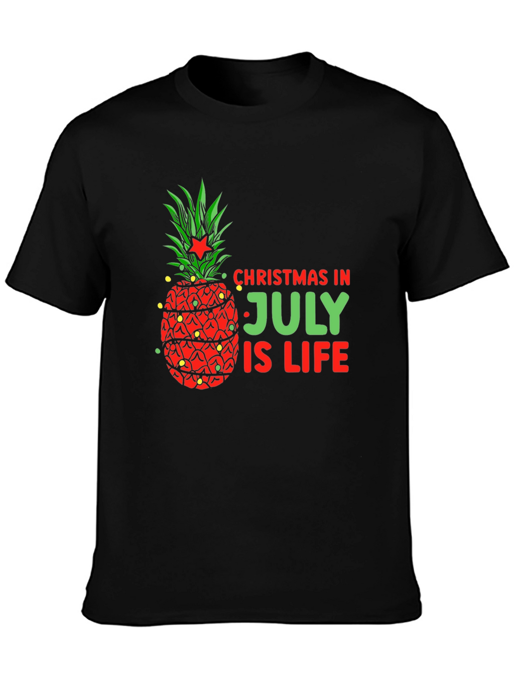 Christmas In July Pineapple T-Shirt
