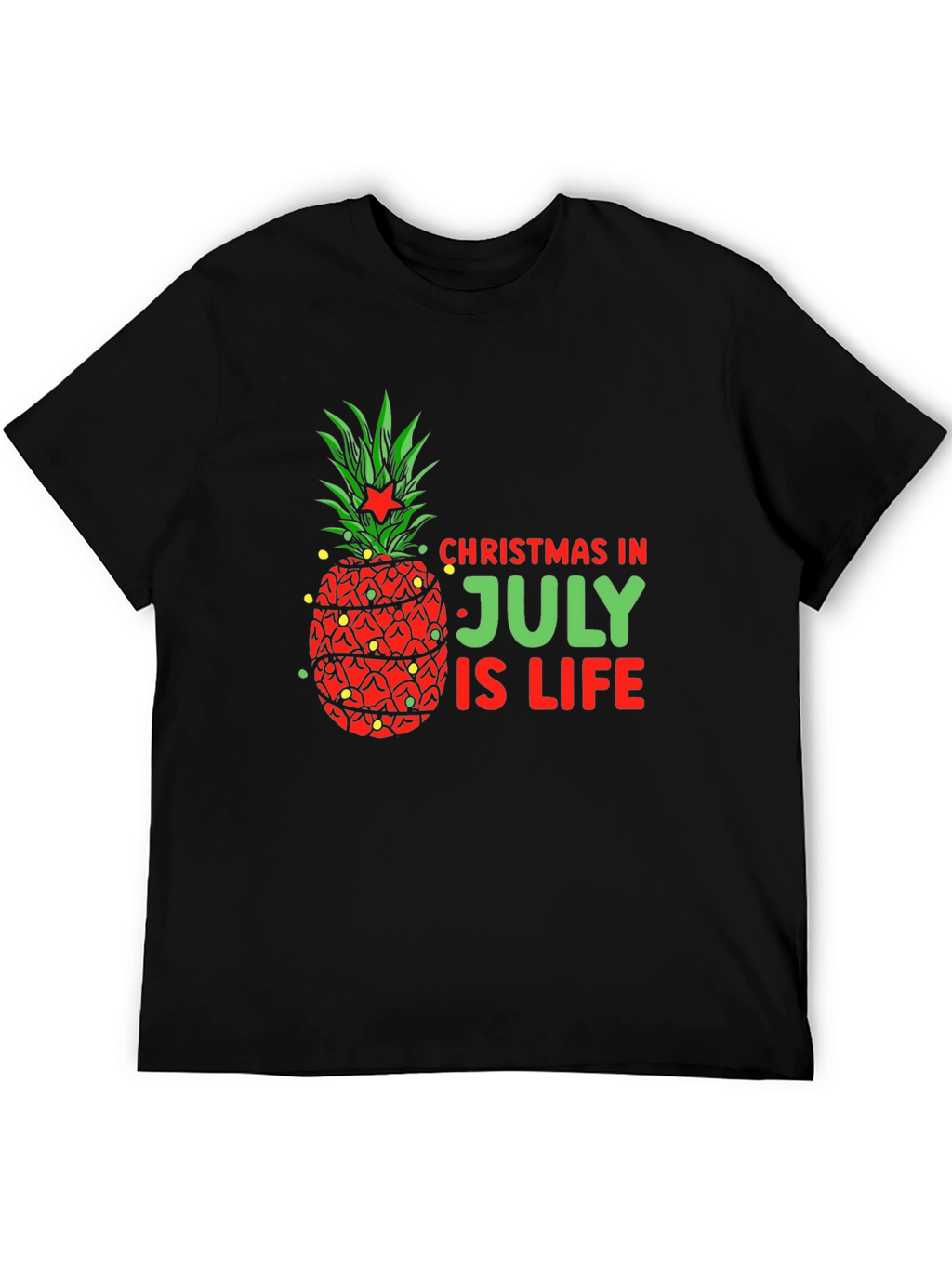 Christmas In July Pineapple T-Shirt