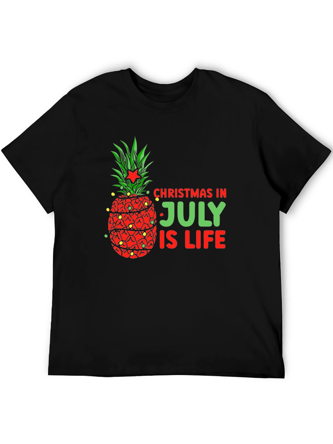 Christmas In July Pineapple T-Shirt